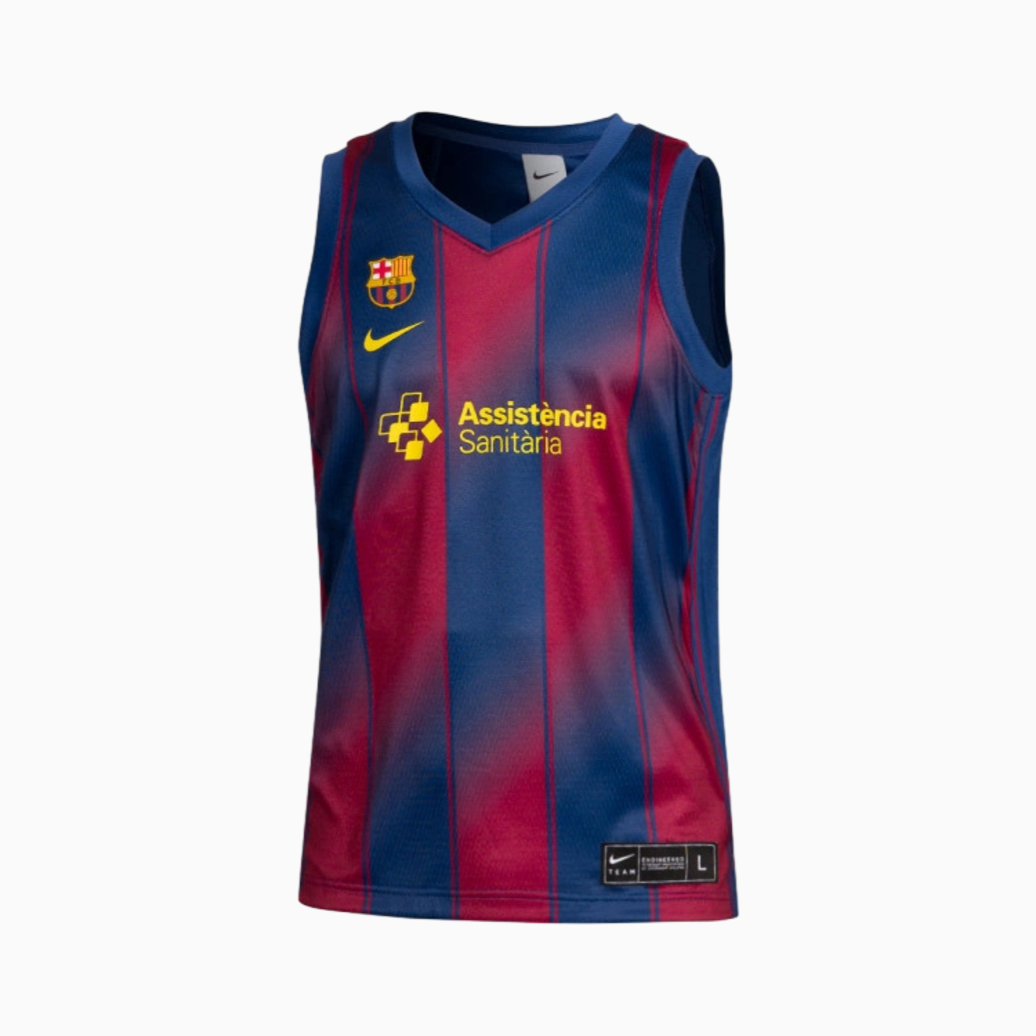 TKH-turbokithub-Barcelona 25-26 Blue And Red Basketball Training Vest - Fans Version