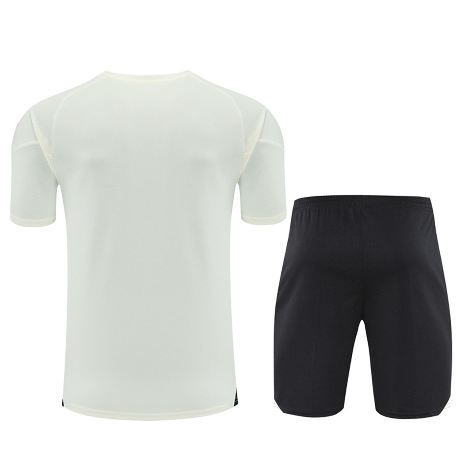 TKH-turbokithub-Liver.pool 25-26 Short-Sleeve Training Set Off White Top & Black Shorts