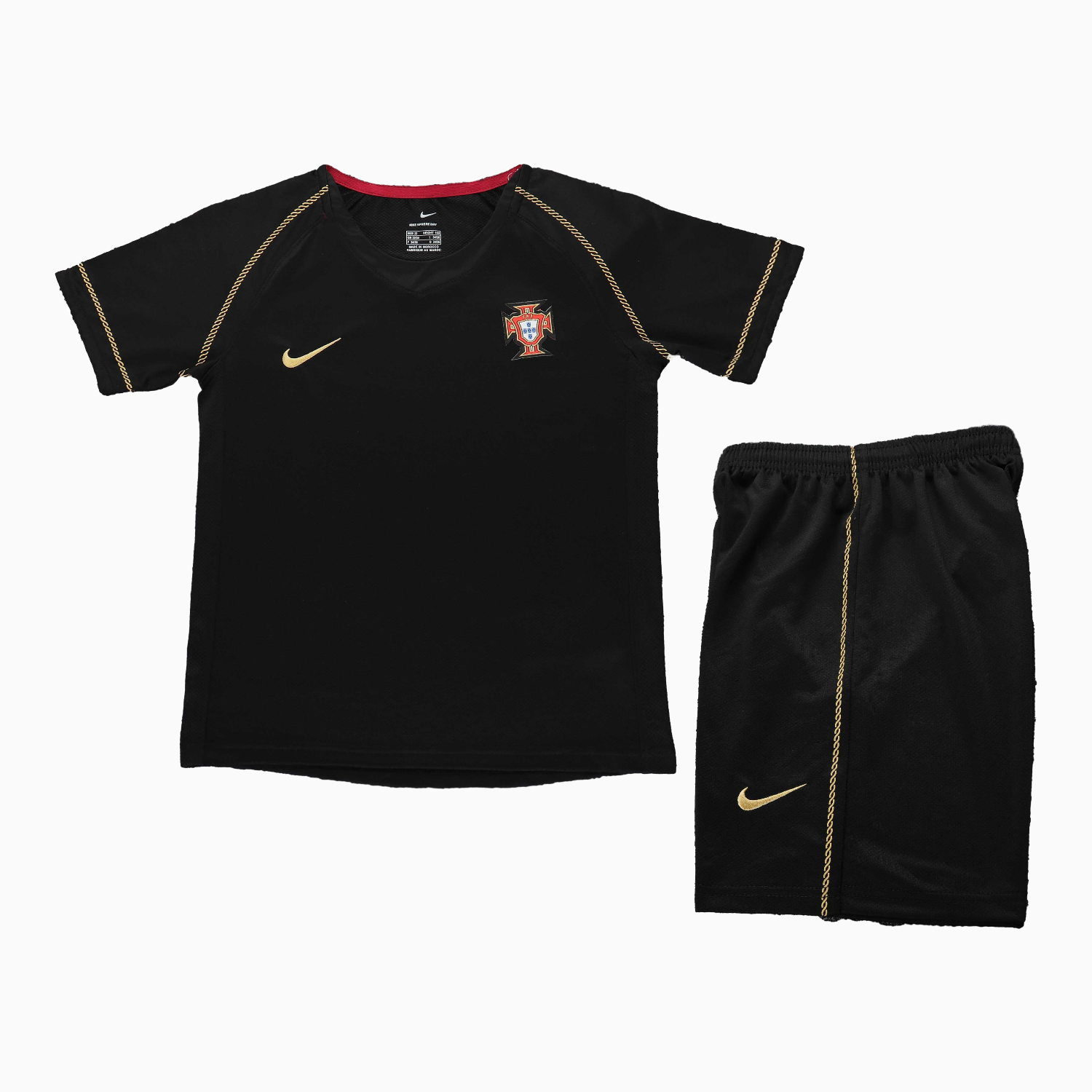 TKH-turbokithub-Retro Portugal 2006 Away Kids Kit