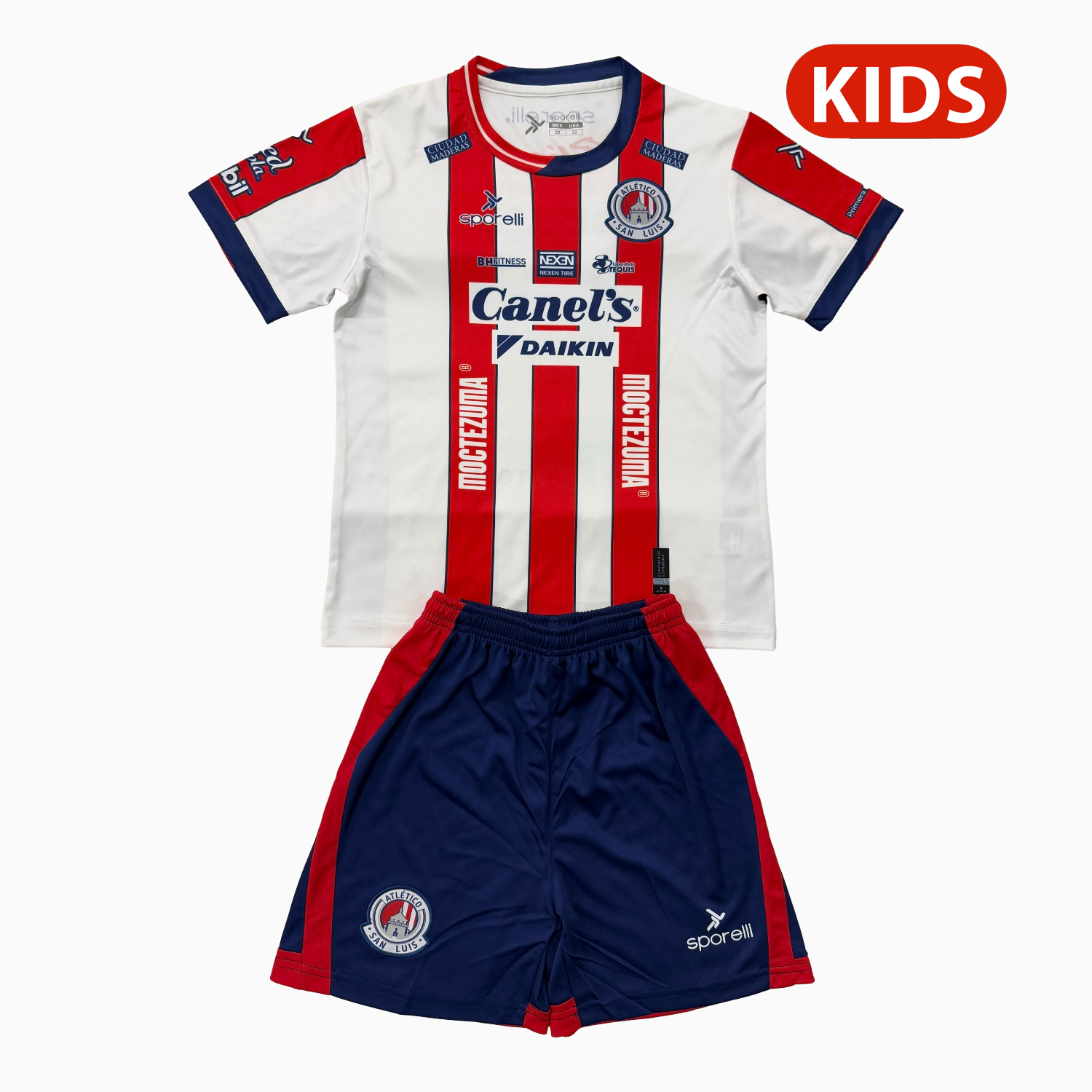 TKH-turbokithub-Atlético San Luis 25-26 Home Kids Kit