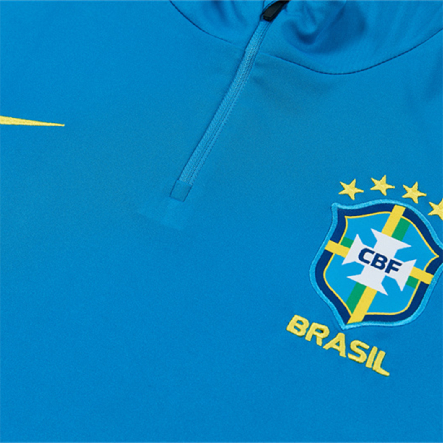 TKH-turbokithub-Brazil 2026 Kids Long Sleeve Training Set - Sky Blue Top & Dark Green Pants
