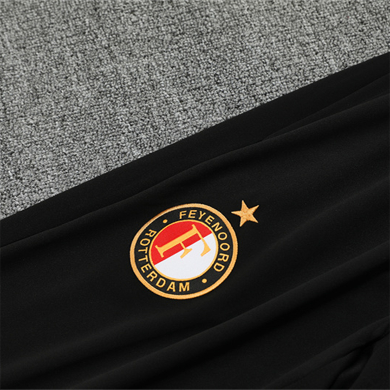 TKH-turbokithub-Feyenoord 25-26 Long Sleeve Training Set - Red Top & Black Pants