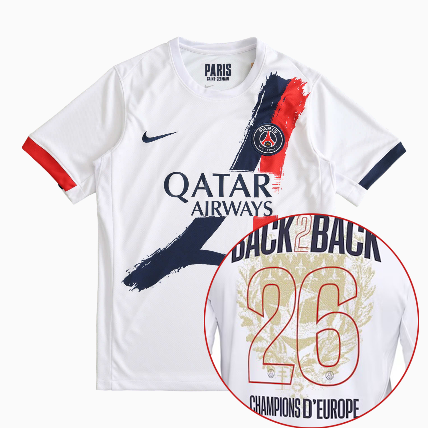 TKH-turbokithub-【Champion 26 Font】Paris Saint-Germain PSG 25-26 Away Jersey - Fans Version