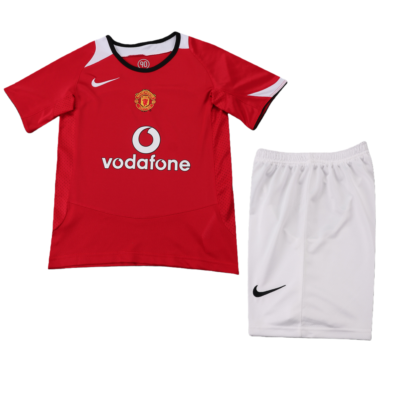 TKH-turbokithub-Retro Manchester United 2005-06 Home Kids Kit