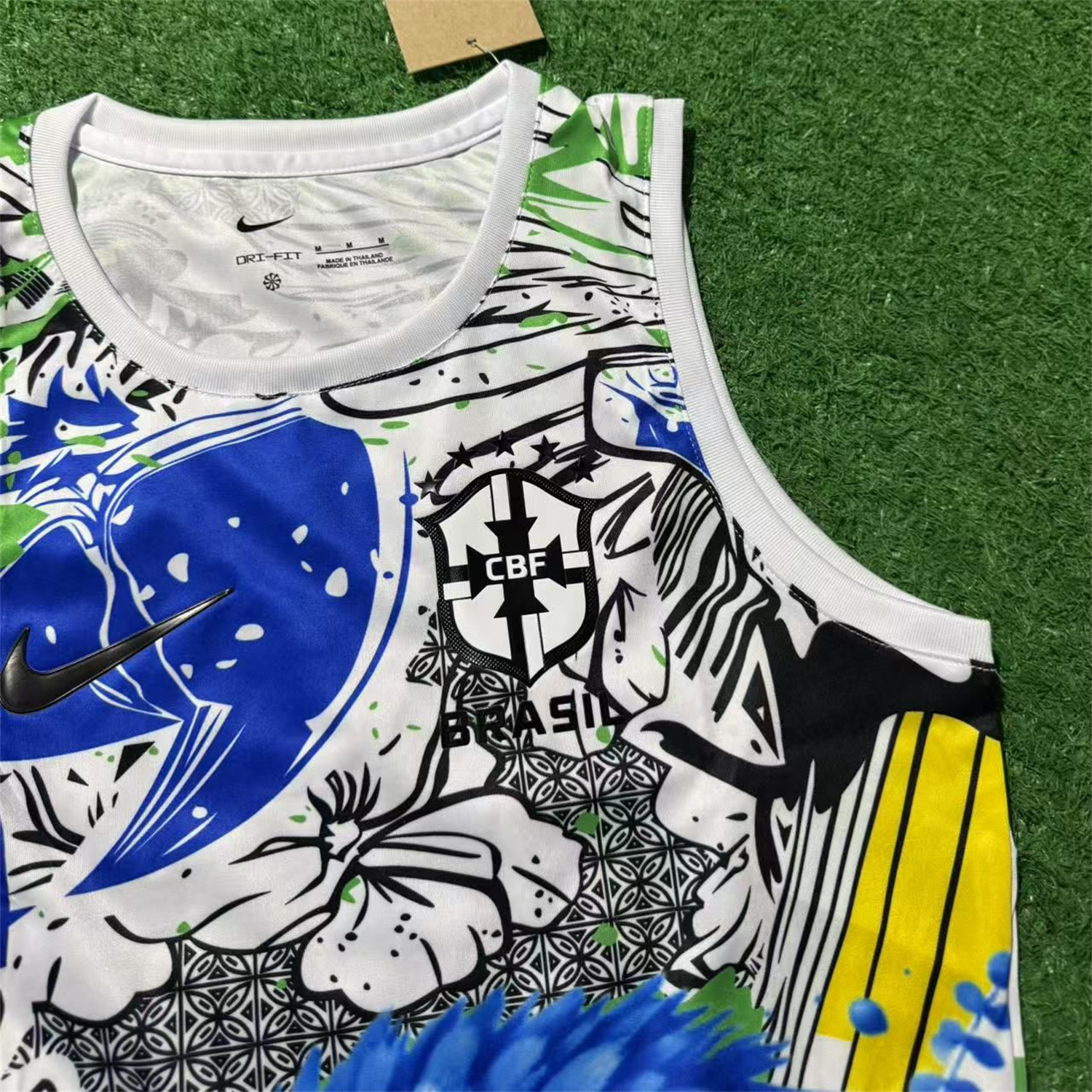 TKH-turbokithub-Women's Brazil 25-26 Blue Parrot Yoga Vest