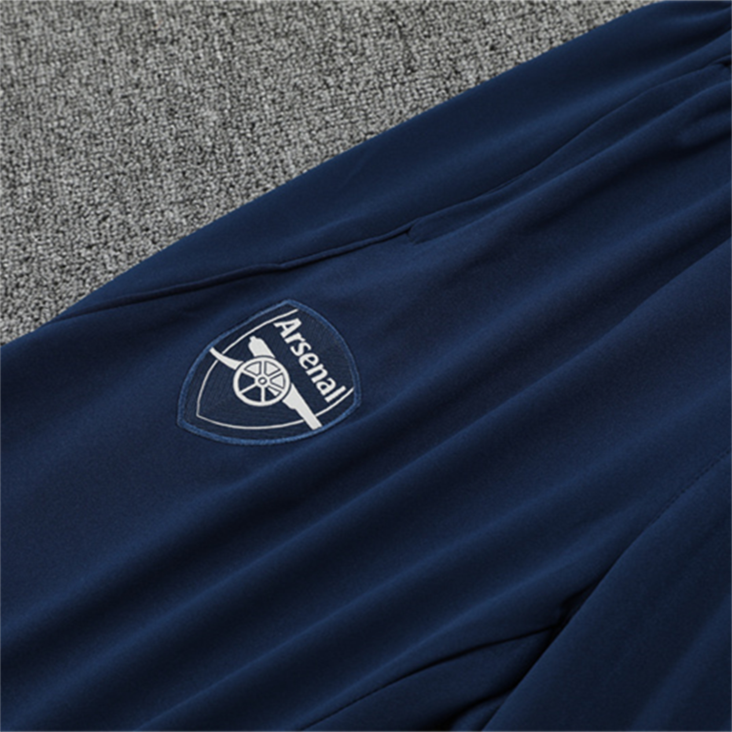 TKH-turbokithub-Arsenal 25-26 Long Sleeves Training Set - Light Grey Top & Blue Pants
