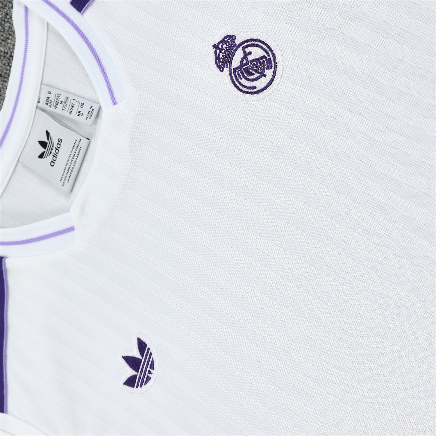 TKH-turbokithub-Real Madrid 25-26 Vest Training Set - Pure White Vest & Purple Shorts