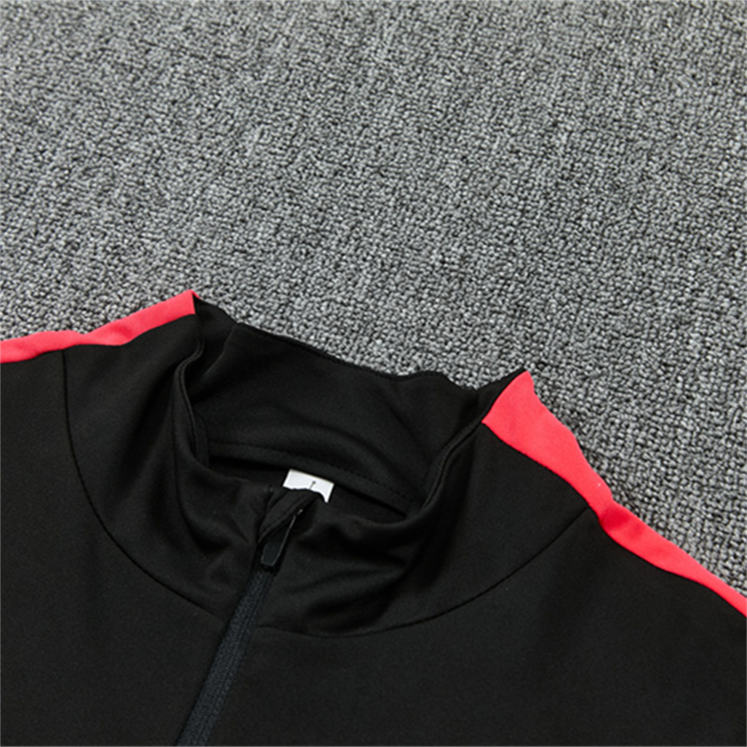TKH-turbokithub-Brazil X JD 2026 Kids Long Sleeves Training Set - Black Top And Black Orange Pants