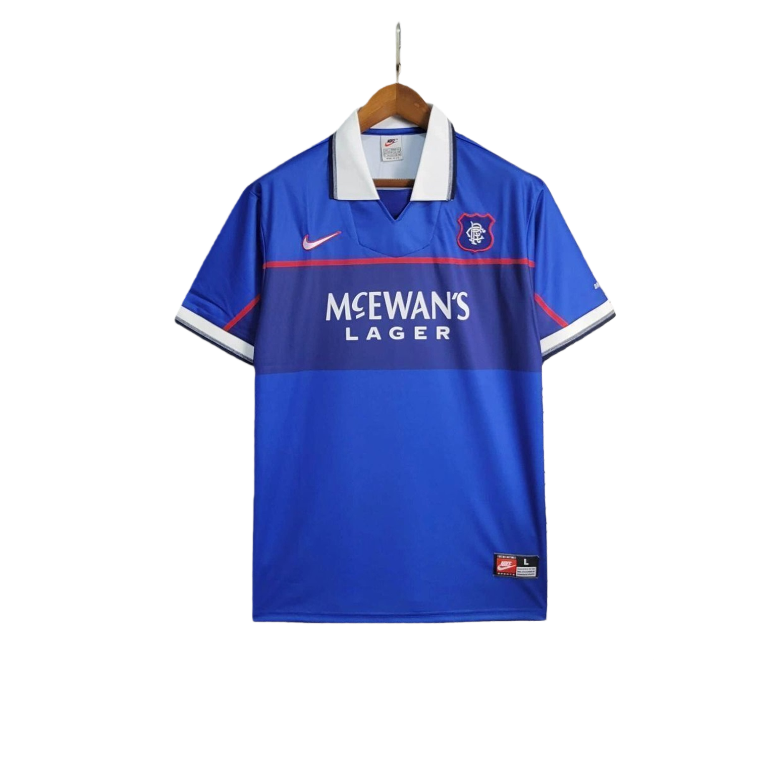TKH-turbokithub-Retro Glasgow Rangers 1997-99 Home Jersey