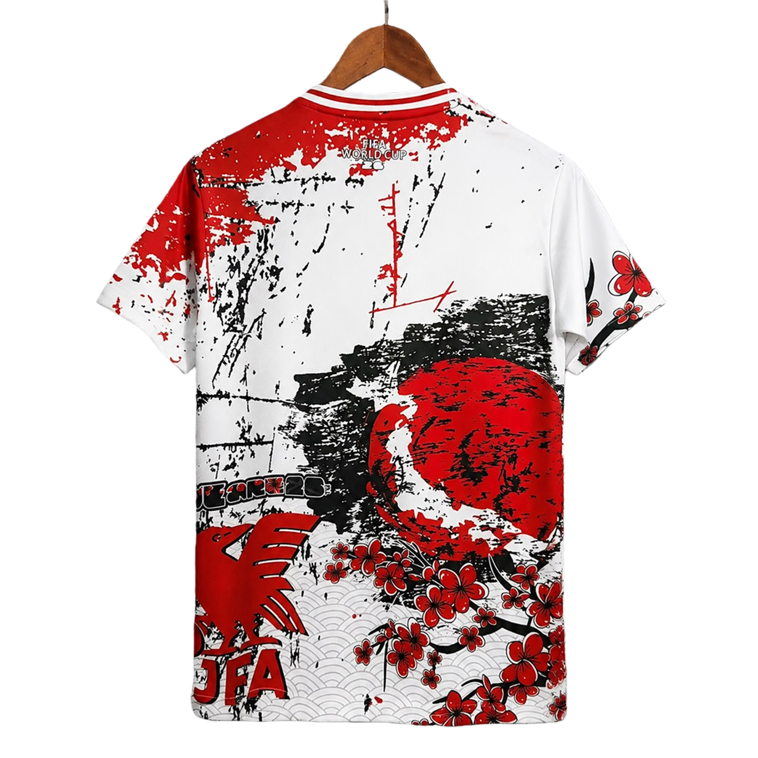 TKH-turbokithub-Japan 2026 Samurai White And Red Special Jersey - Fans Version