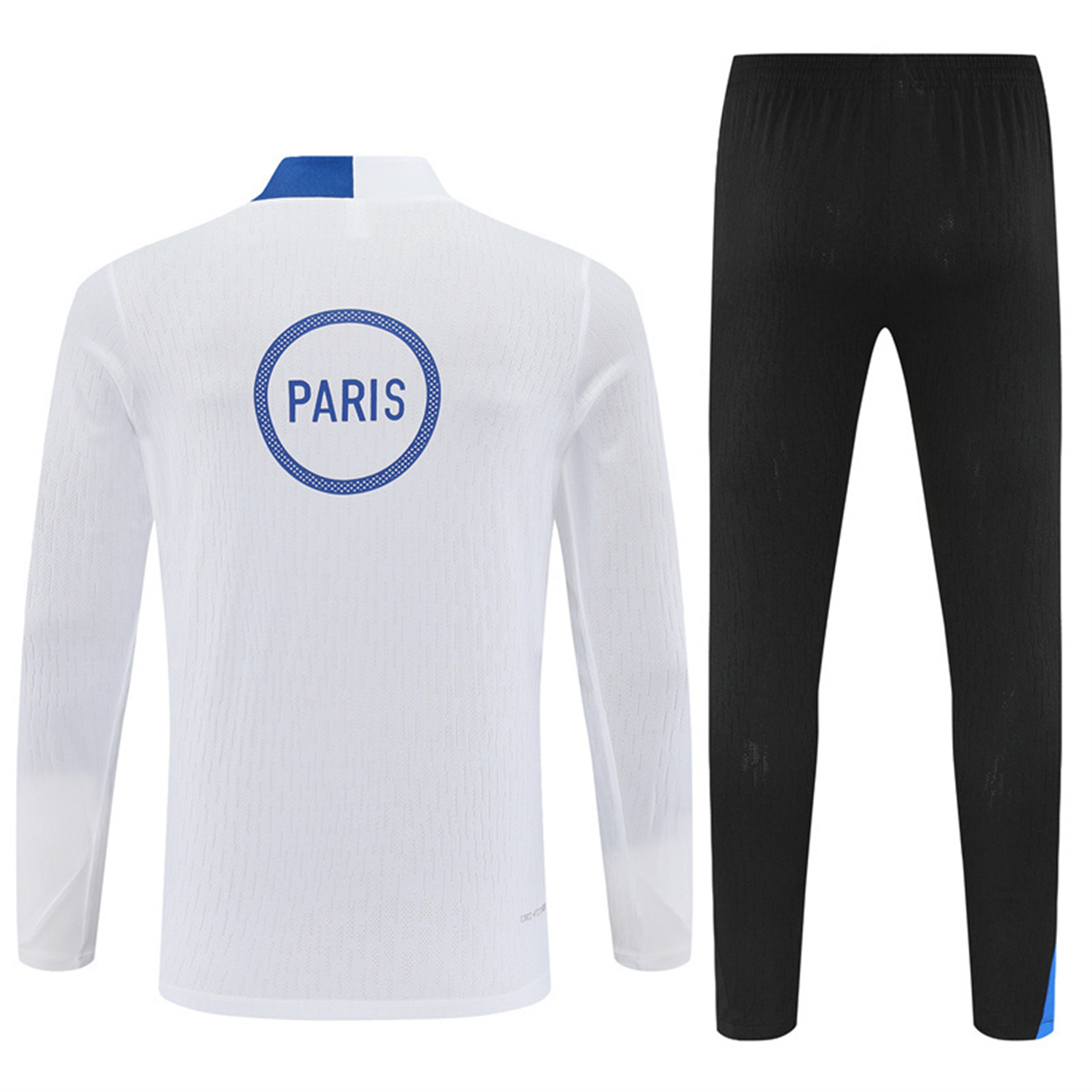 TKH-turbokithub-Paris Saint-Germain PSG 25-26 Long Sleeve Training Set - Player Version - White Top and Black Pants
