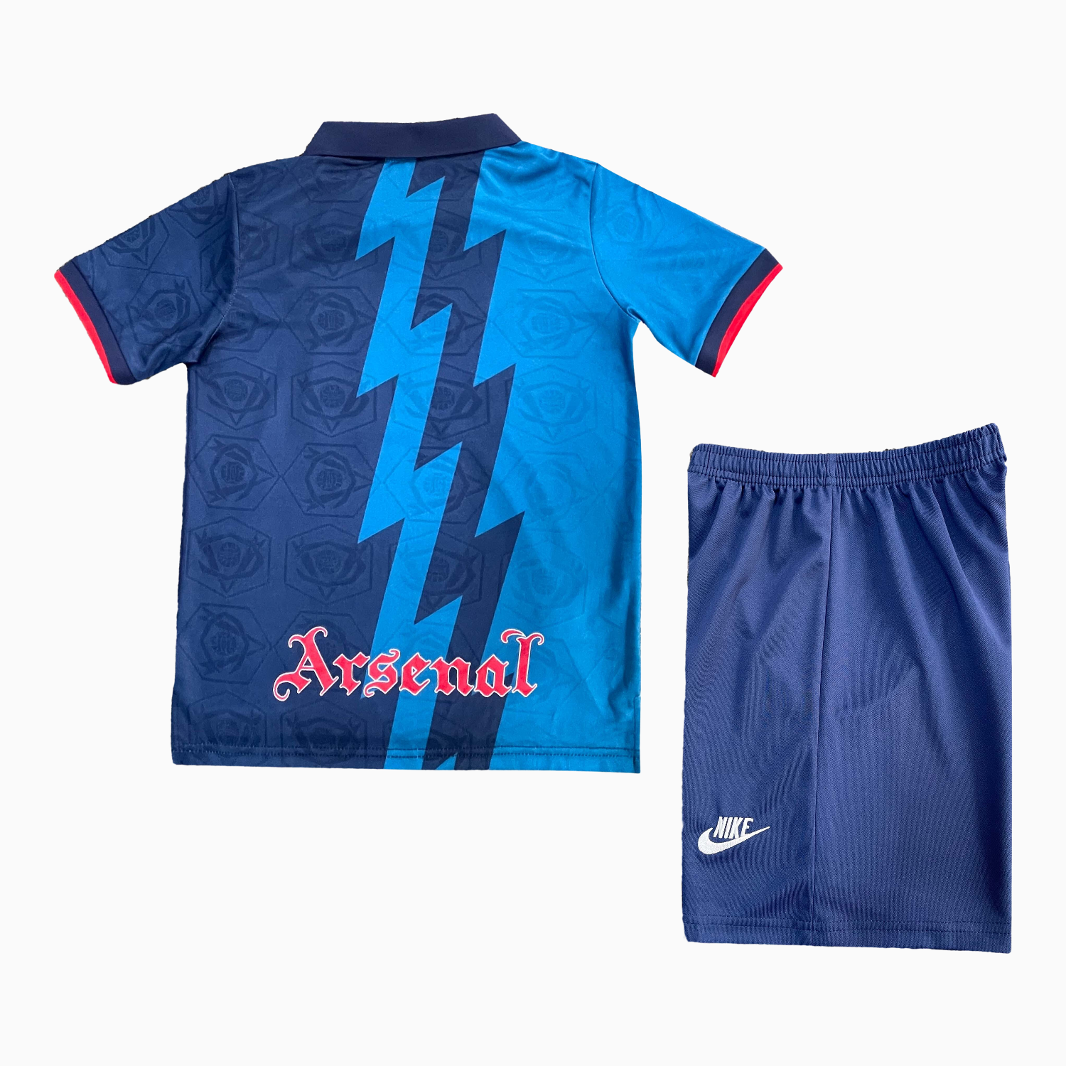 TKH-turbokithub-Retro Arsenal 1995-96 Away Kids Kit