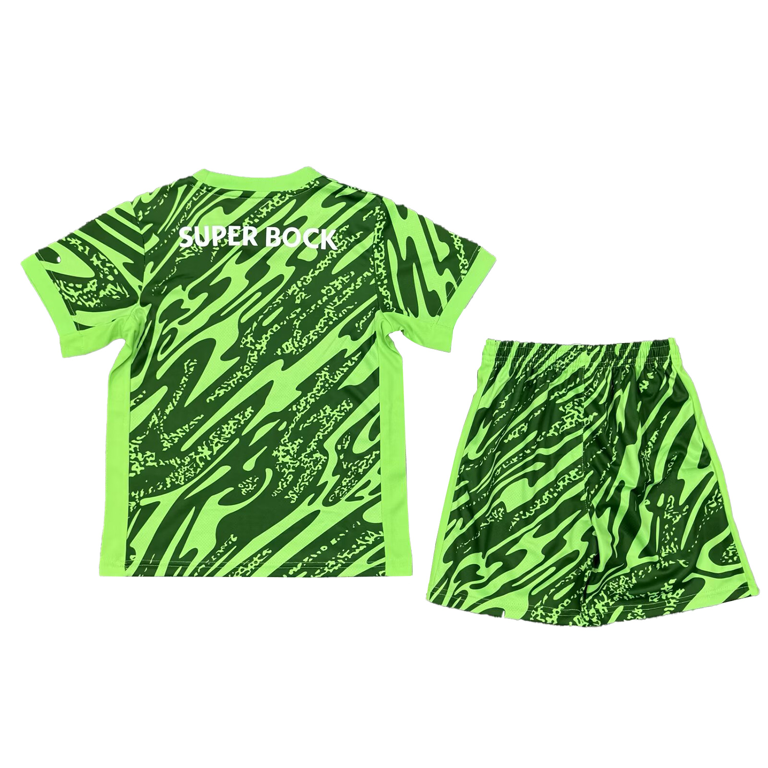 TKH-turbokithub-Sporting CP 25-26 Green Goalkeeper Kids Kit
