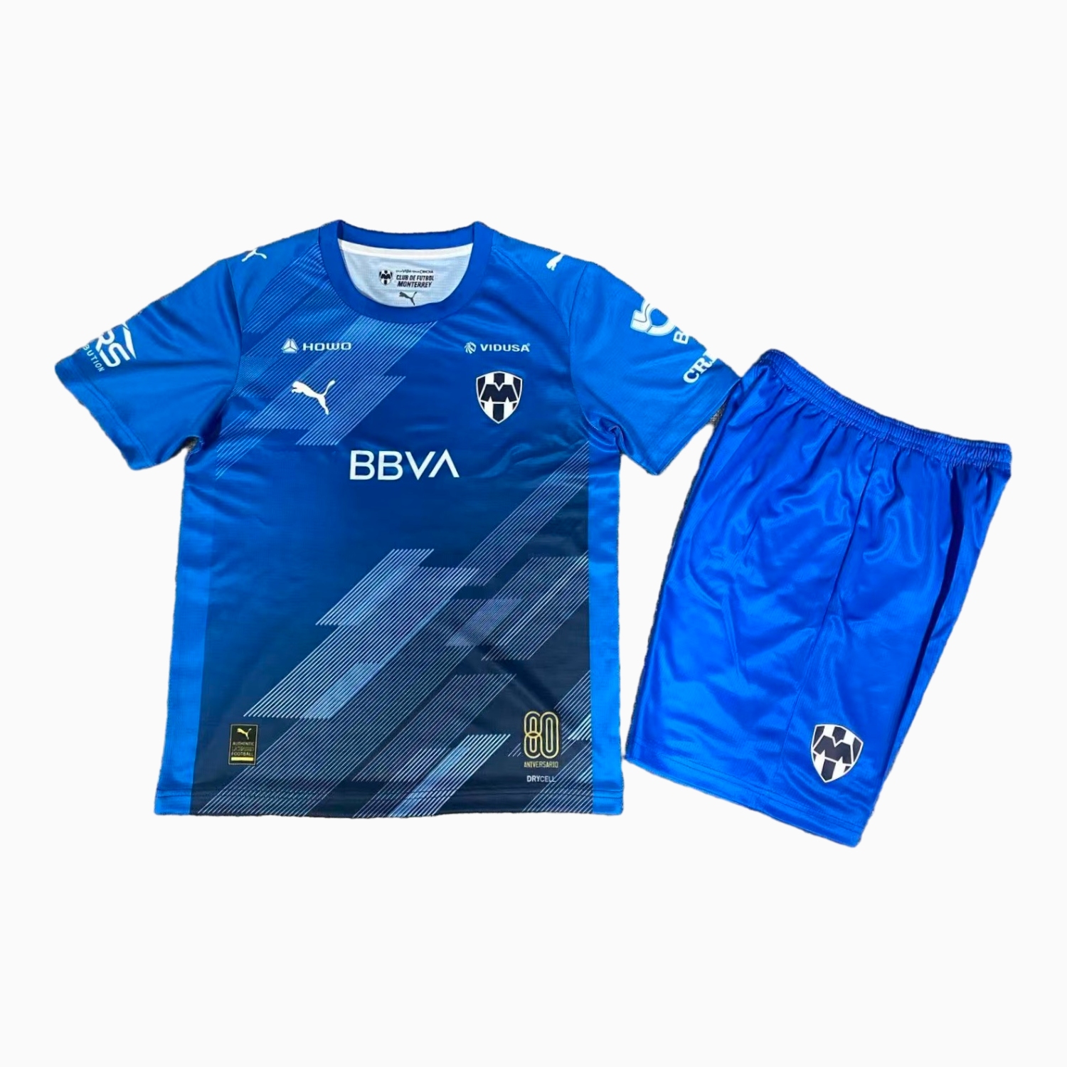 TKH-turbokithub-Rayados Monterrey 25-26 Third Blue Kids Kit
