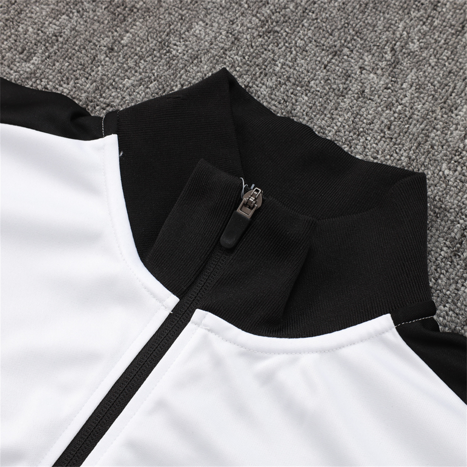 TKH-turbokithub-Corinthians 25-26 Jacket Training Tracksuit - White Jackets & Black Pants