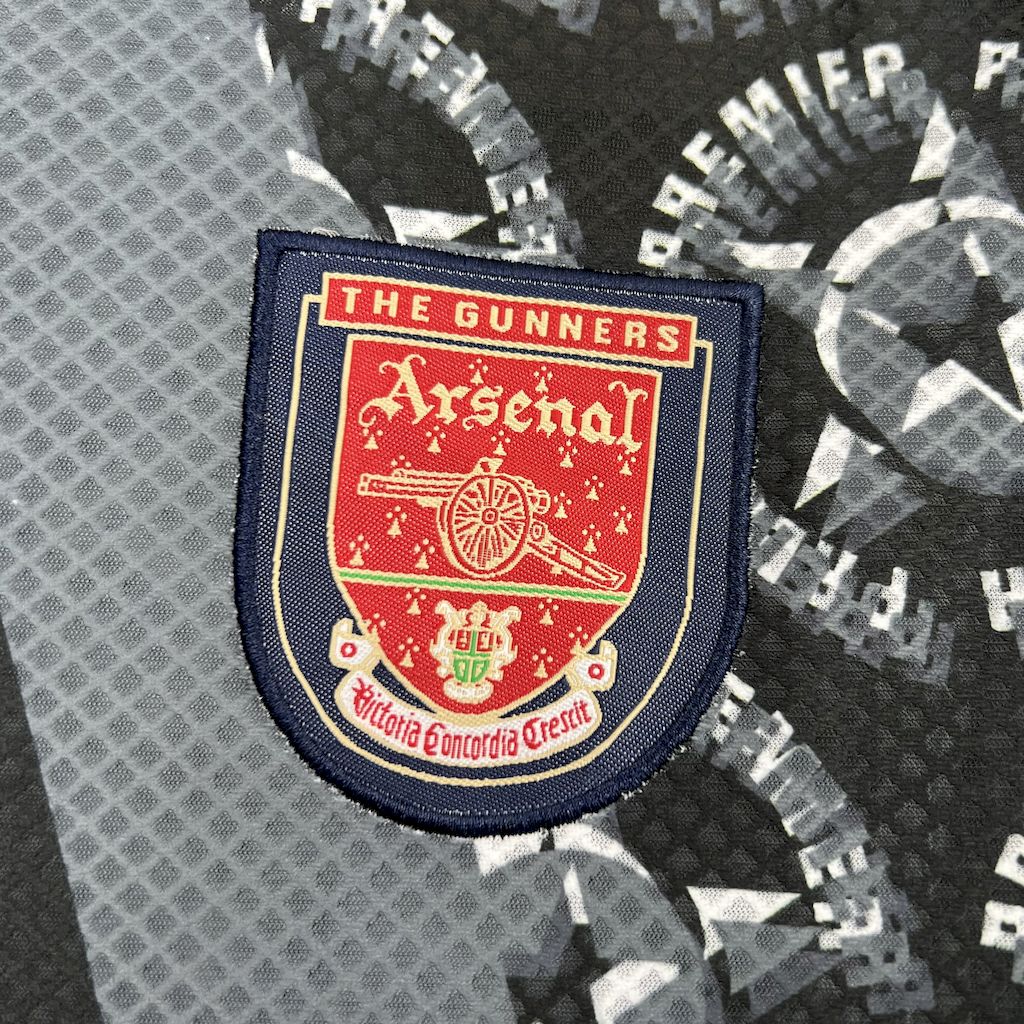 TKH-turbokithub-Retro Arsenal 1994-95 Black GK Long Sleeves Jersey