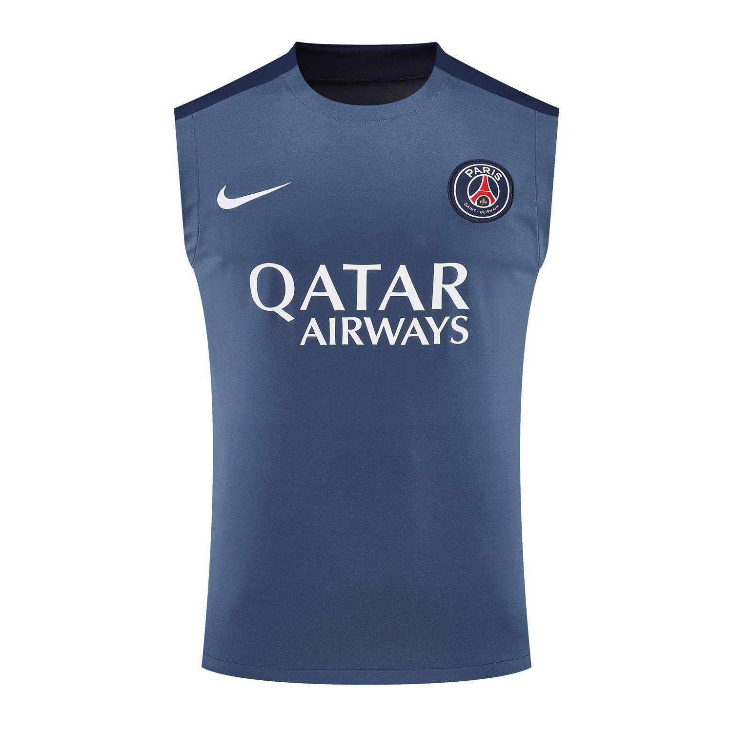TKH-turbokithub-Paris Saint-Germain PSG 25-26 Vest Training Set - Deep Blue Vest & Deep Blue Shorts