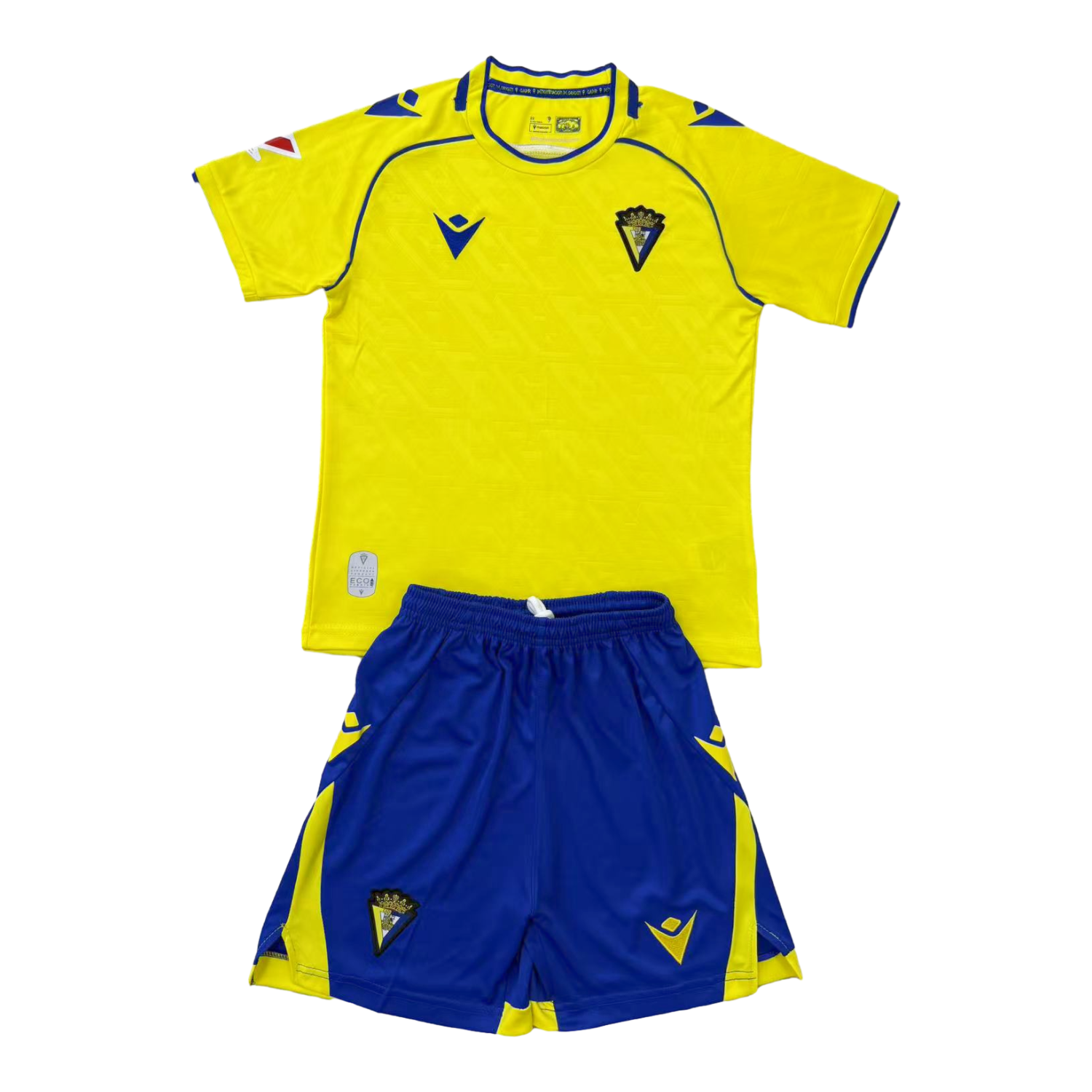 TKH-turbokithub-Cádiz Cadiz 25-26 Home Unsponsored Men's Adult Jersey Set - Fans Version