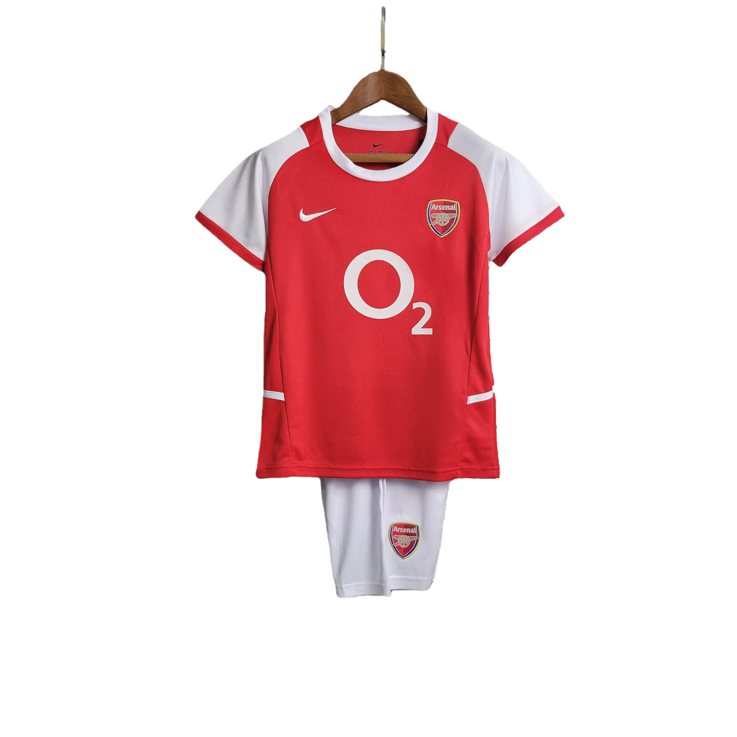 TKH-turbokithub-Retro Arsenal 2002-04 Home Stadium Kids Kit