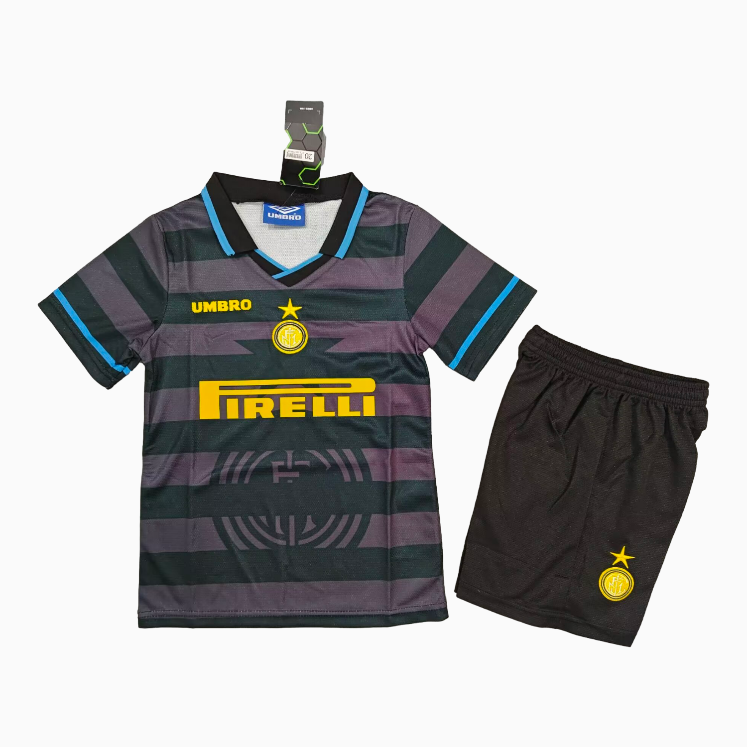 TKH-turbokithub-Retro Inter Milan 1997-98 Third Kids Kit