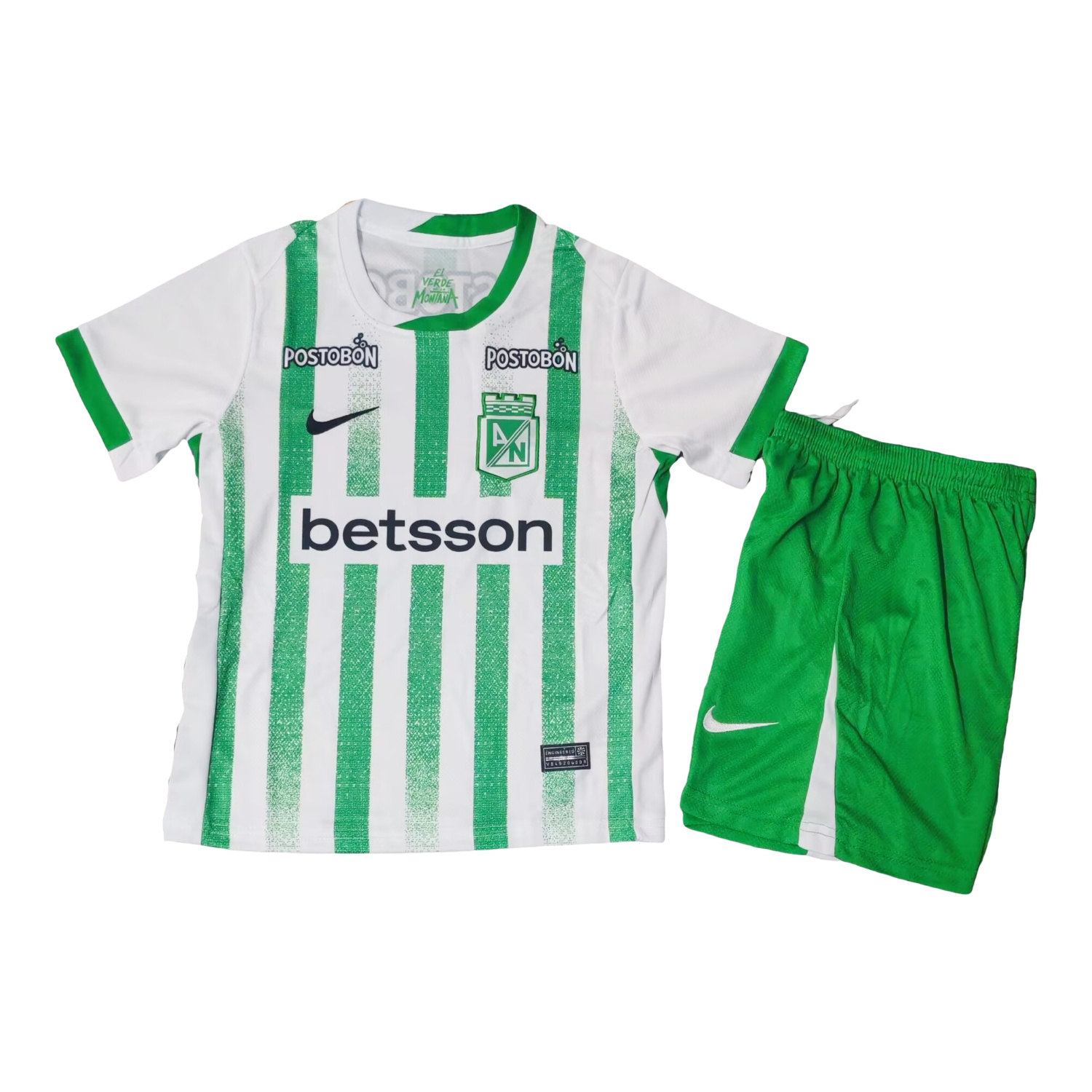 TKH-turbokithub-Atlético Nacional 25-26 Home Kids Kit