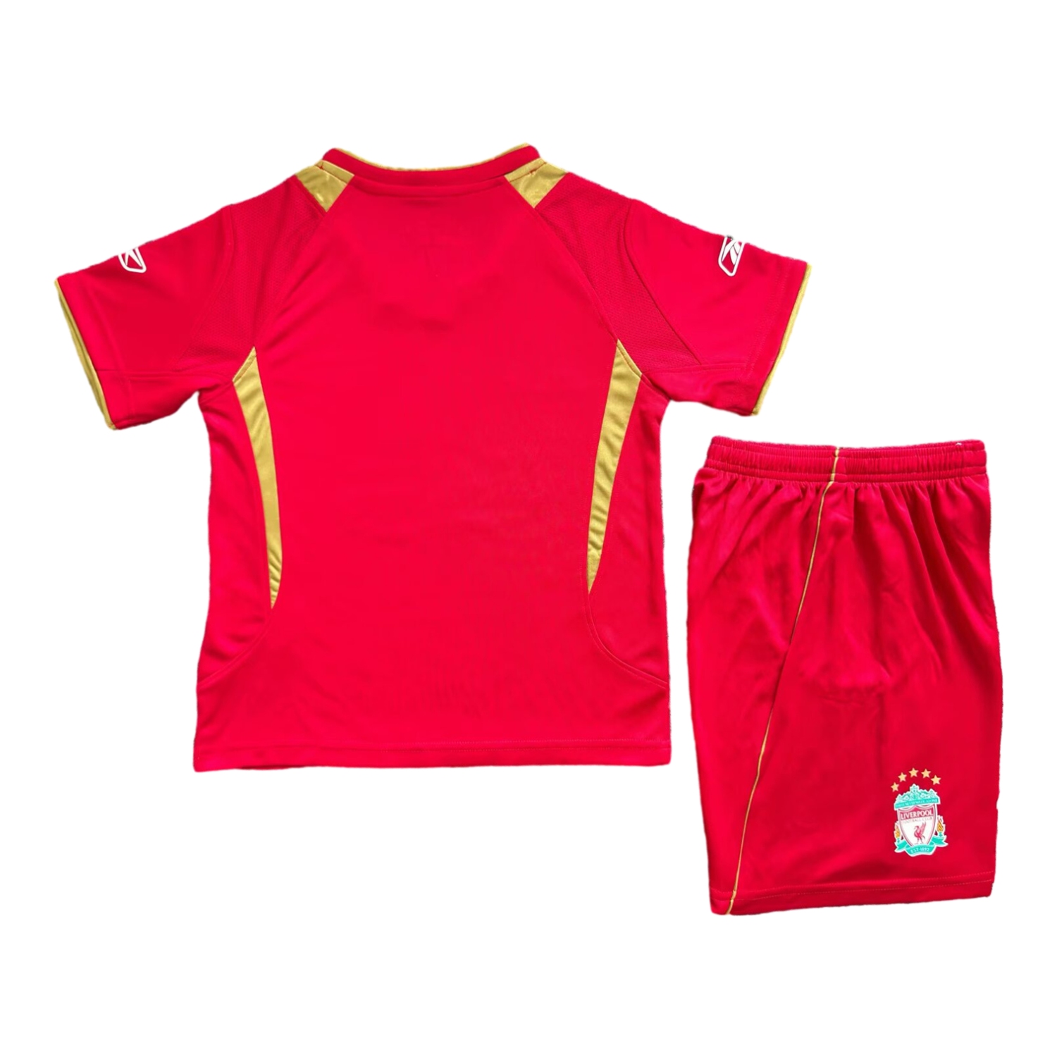 TKH-turbokithub-Retro Liver.pool 2005-06 European Home Kids Kit
