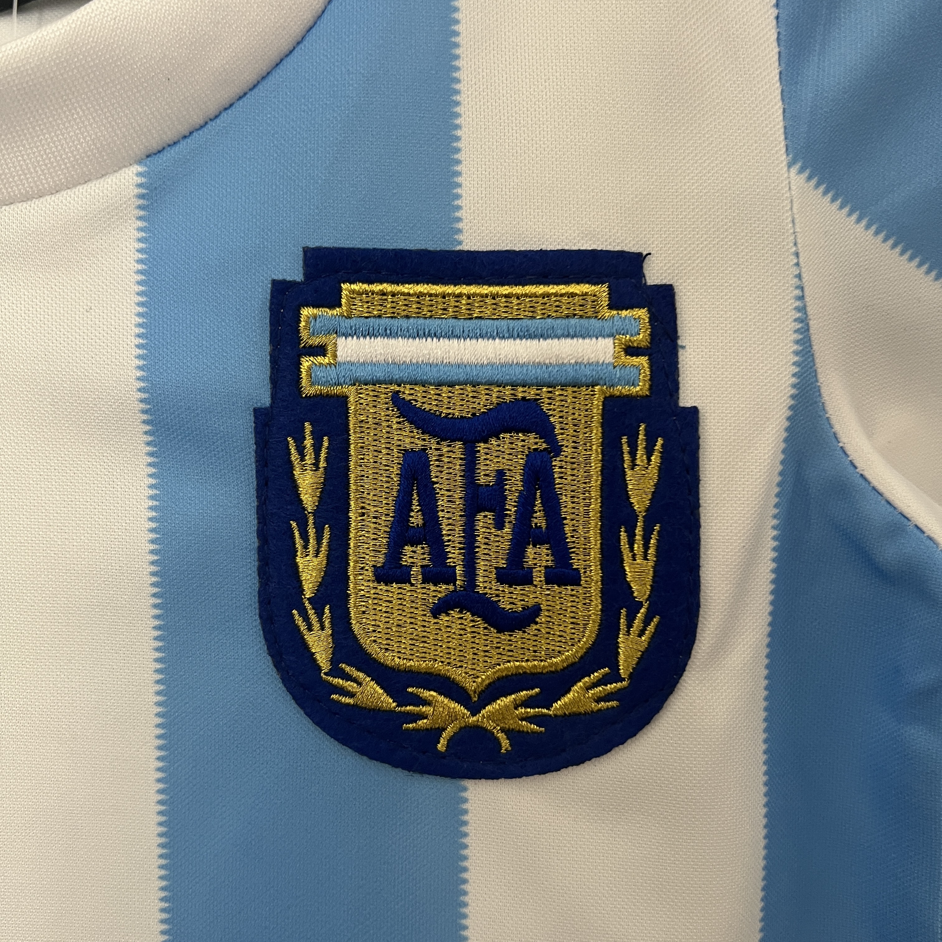 TKH-turbokithub-Retro Argentina 1986 Home Stadium Kids Kit