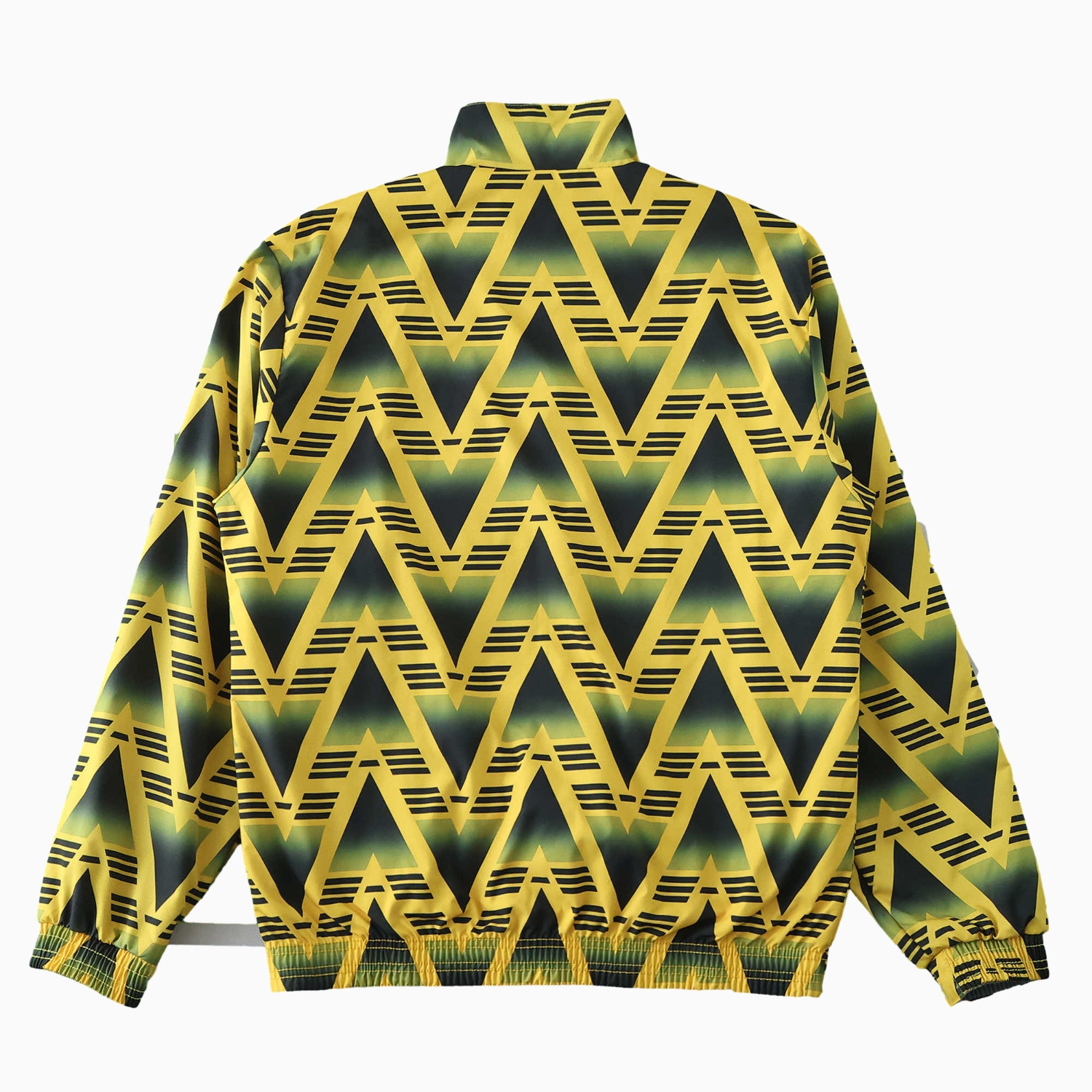 TKH-turbokithub-Retro Arsenal 1991-93 Away Double Sided Reversible Windbreaker - Yellow & Grey