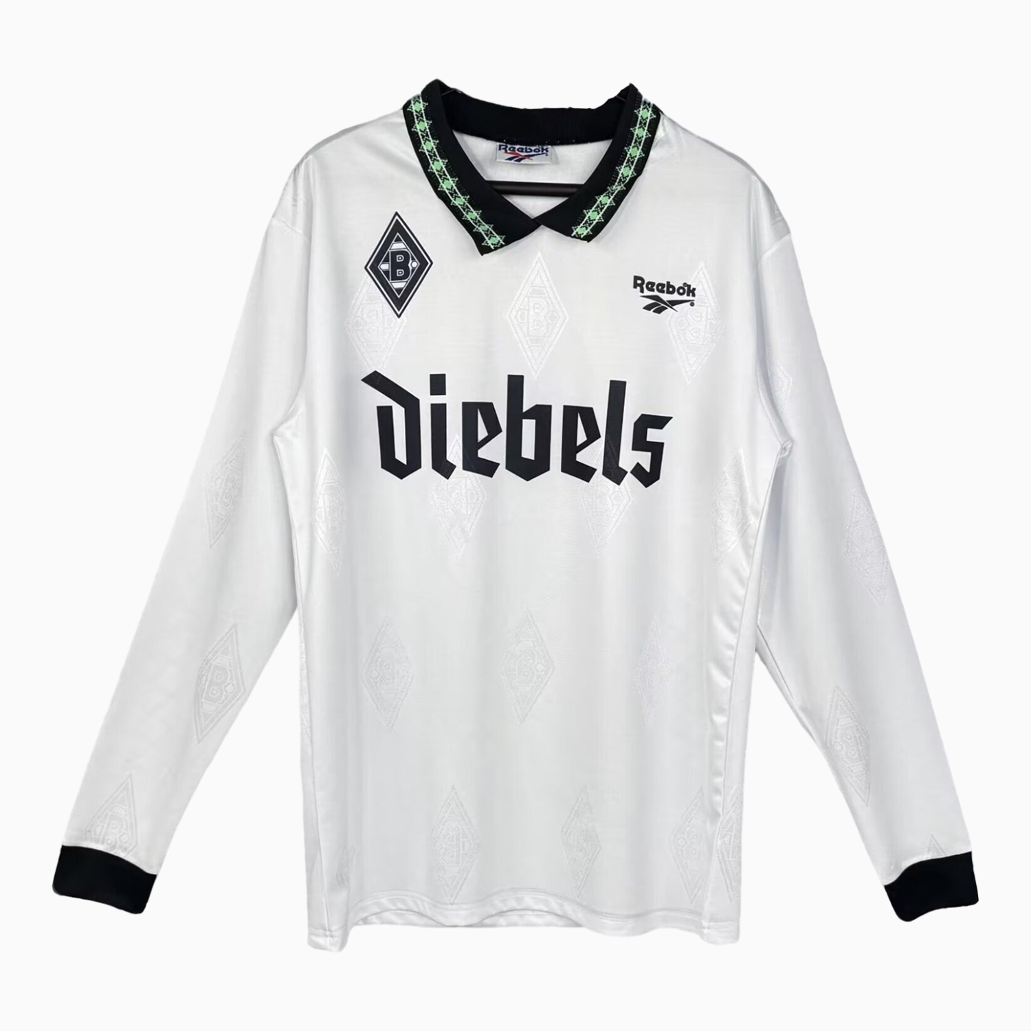 TKH-turbokithub-Retro Borussia Mönchengladbach 1995-96 Home Long Sleeves Jersey