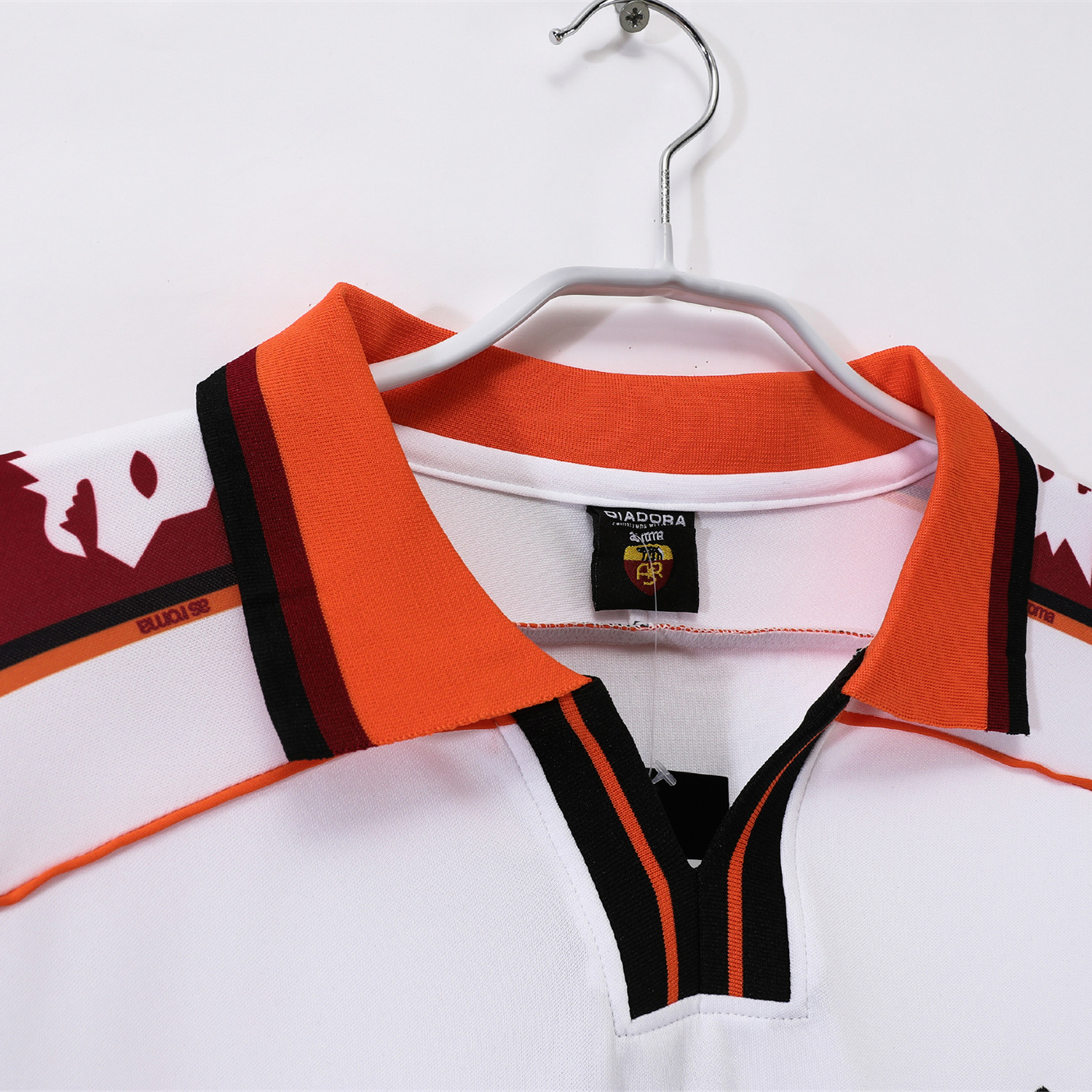 TKH-turbokithub-Retro Roma 1998-99 Away Long Sleeves Jersey