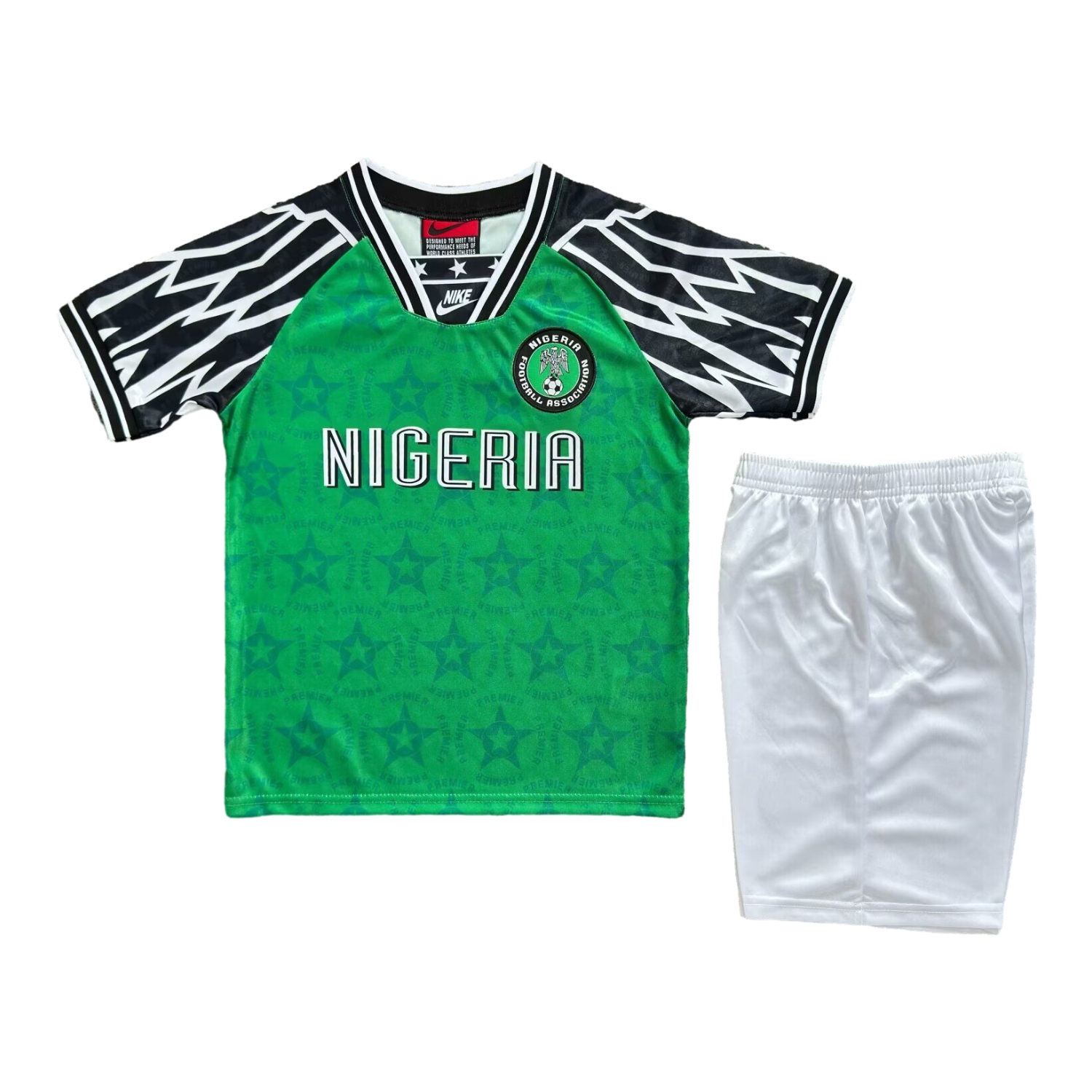 TKH-turbokithub-Retro Nigeria 1994-95 Home Kids Kit