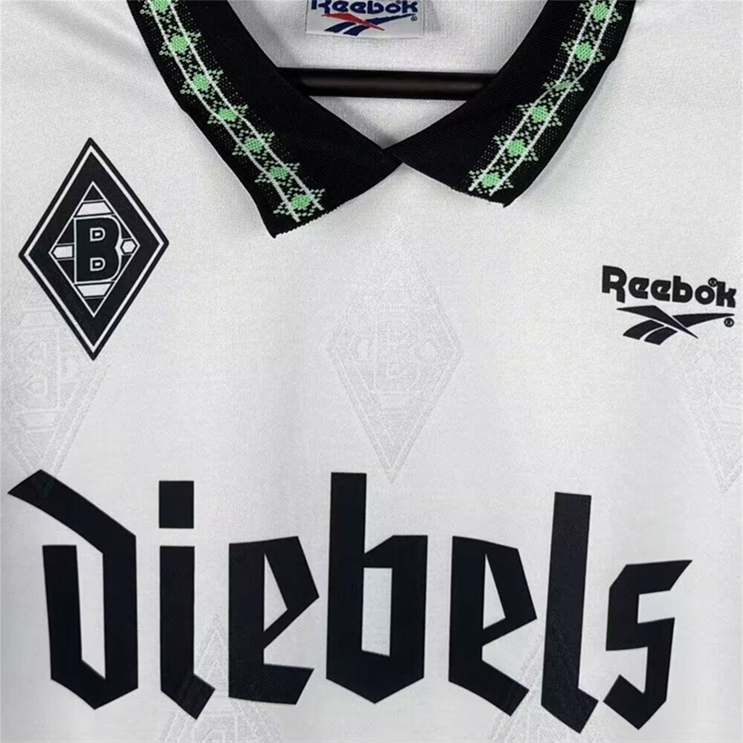 TKH-turbokithub-Retro Borussia Mönchengladbach 1995-96 Home Long Sleeves Jersey