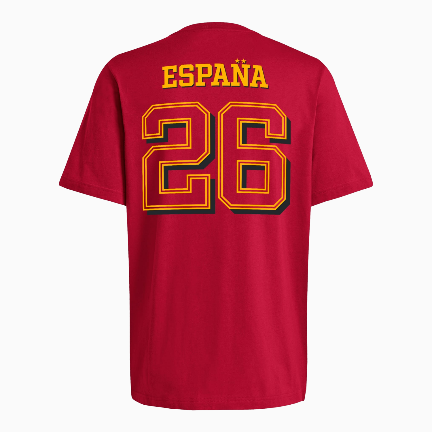 TKH-turbokithub-Spain 2026 World Cup Campeones Trophy Red T-shirt