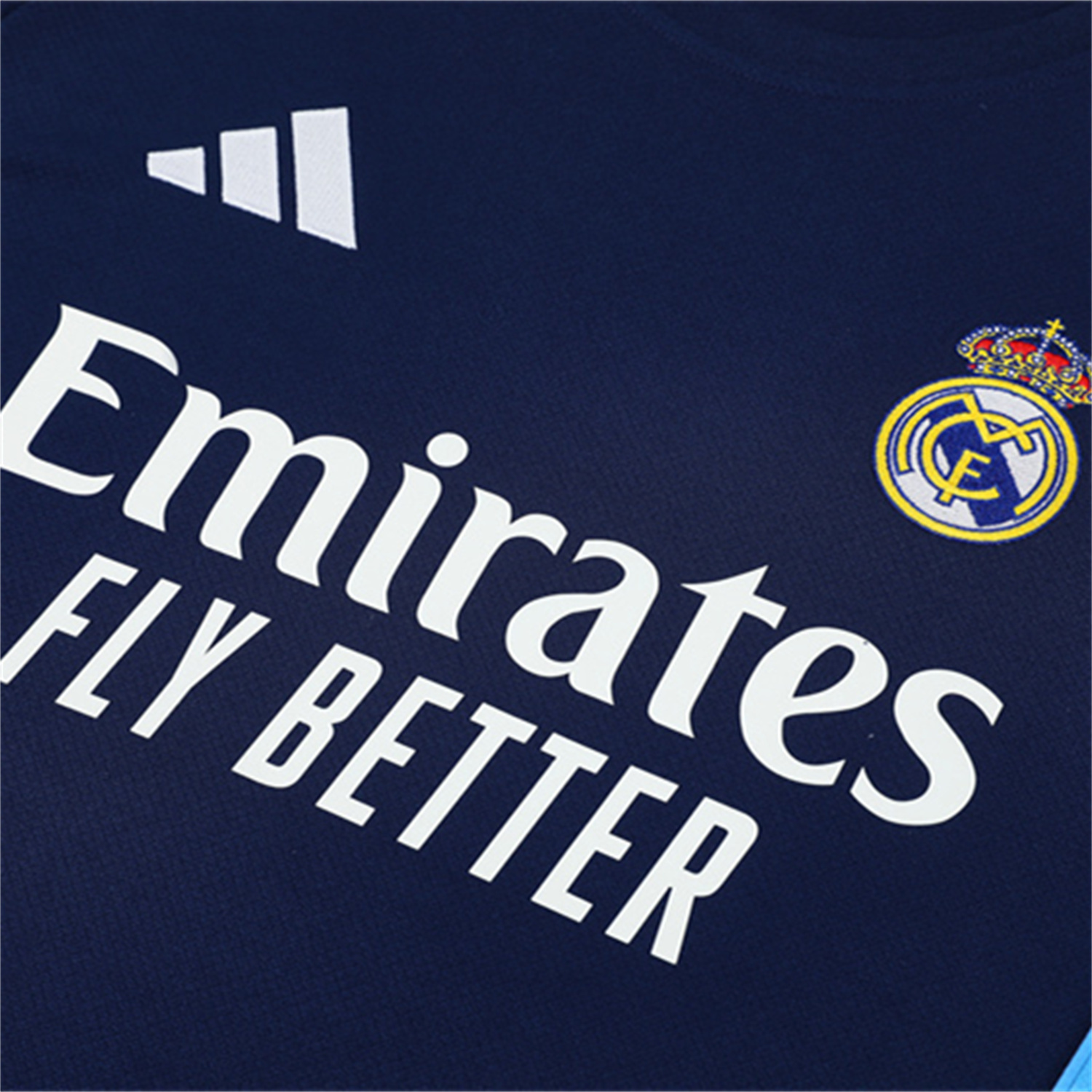 TKH-turbokithub-Real Madrid 25-26 Kids Short-Sleeve Training Set - Royal Blue Top & Royal Blue Shorts