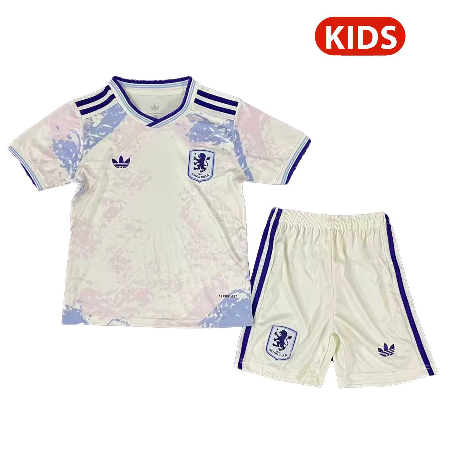 TKH-turbokithub-Aston Villa 25-26 Third Unsponsored Kids Kit