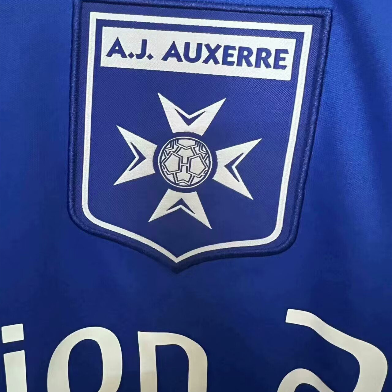 TKH-turbokithub-Retro AJ Auxerre 2003-04 Away Long Sleeves Jersey