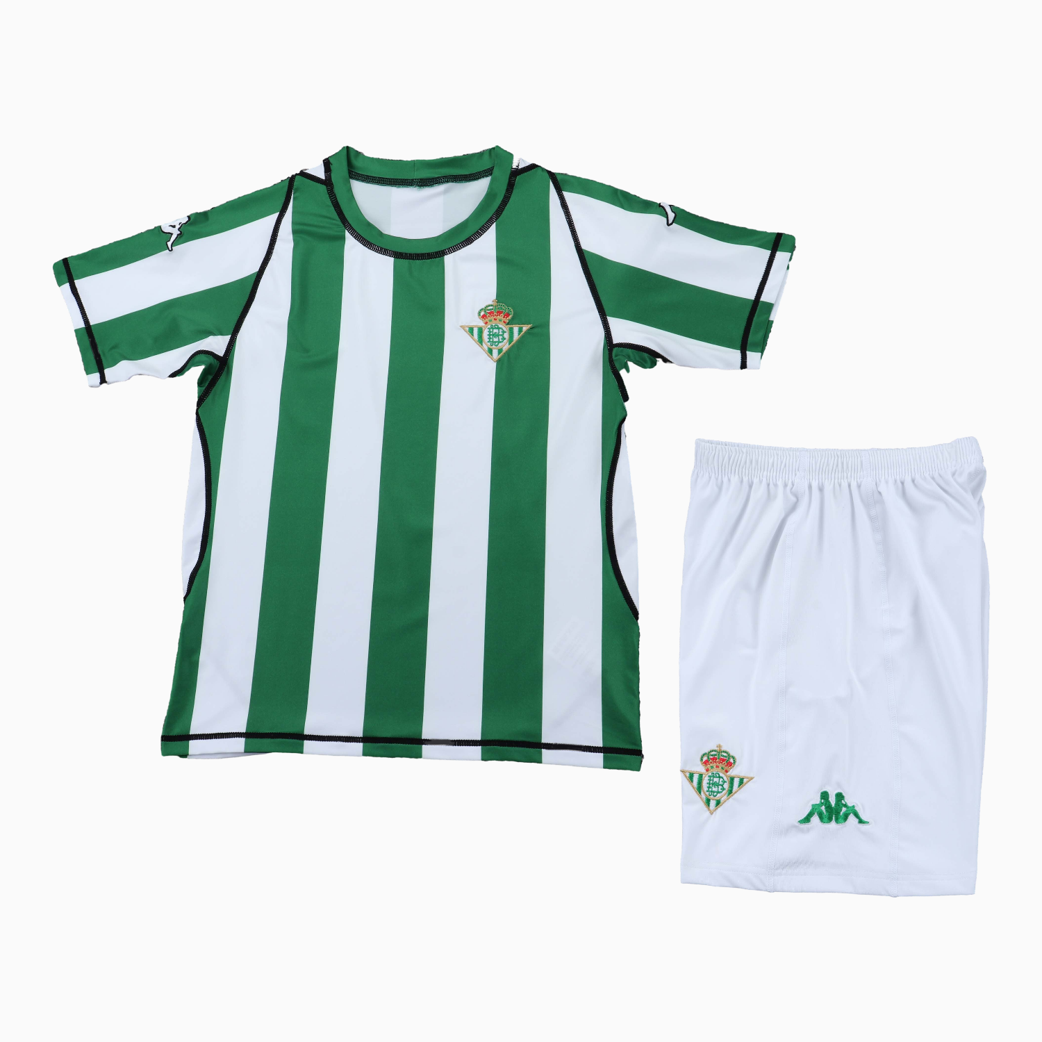 TKH-turbokithub-Retro Real Betis 2003-04 Home Kids Kit