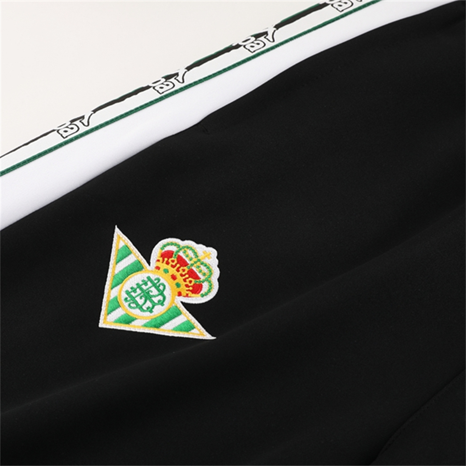 TKH-turbokithub-Real Betis 25-26 Jacket Training Tracksuit - Green White Black Throwback Jackets & Black Pants