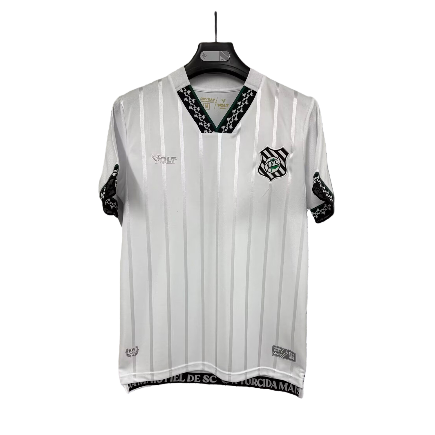 TKH-turbokithub-Figueirense 26-27 Away White 105th Anniversary Jersey - Fans Version