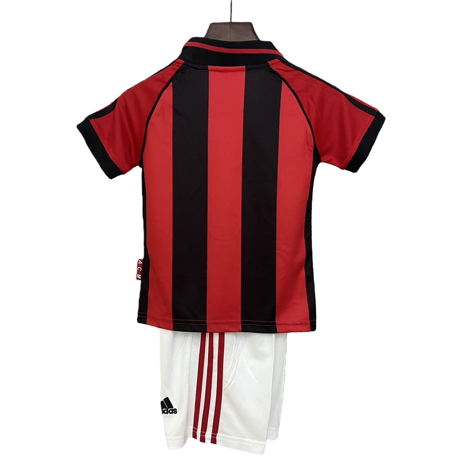 TKH-turbokithub-Retro AC Milan 1998-99 Home Kids Kit