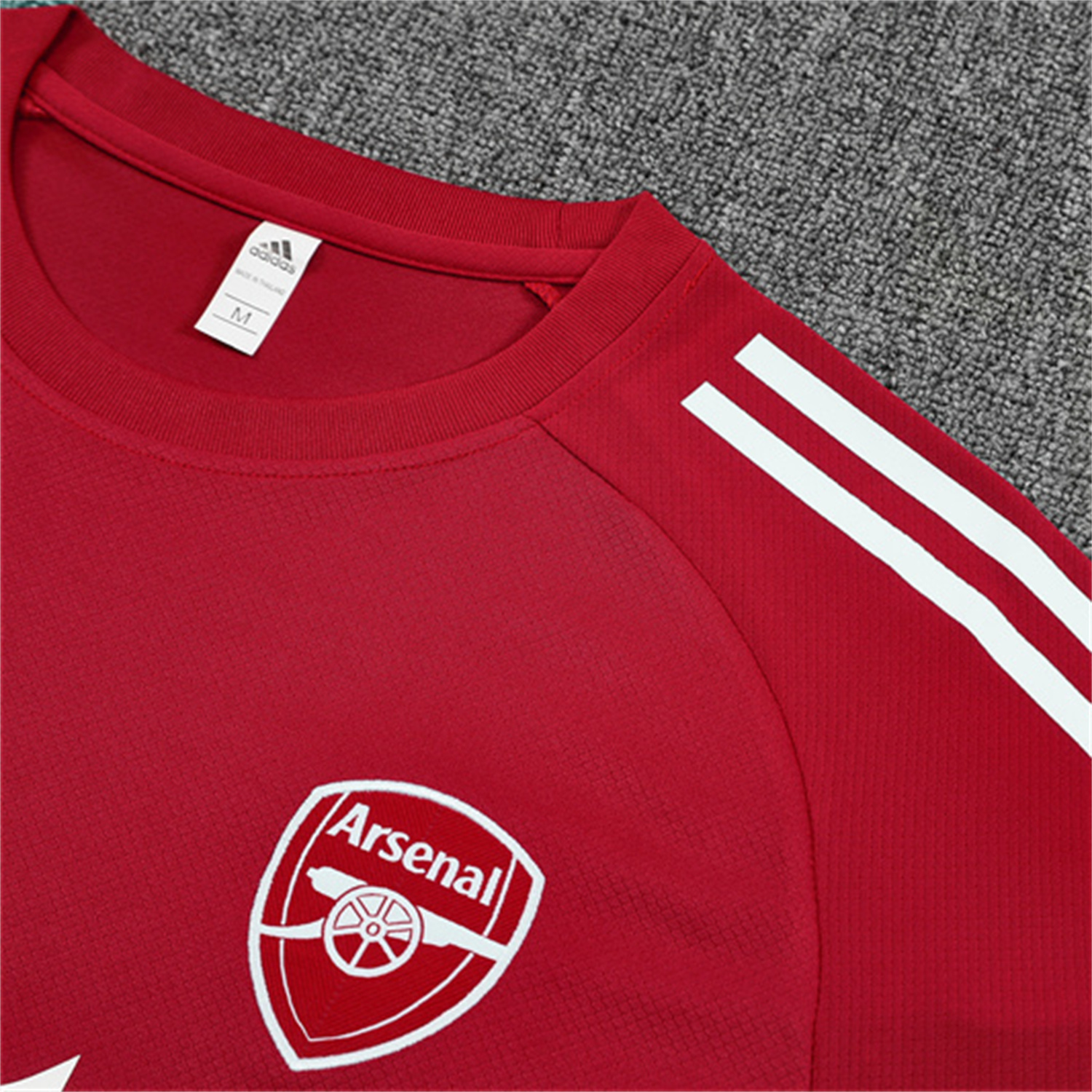 TKH-turbokithub-Arsenal 25-26 Short-Sleeve Training Set- Red Top & Green Shorts