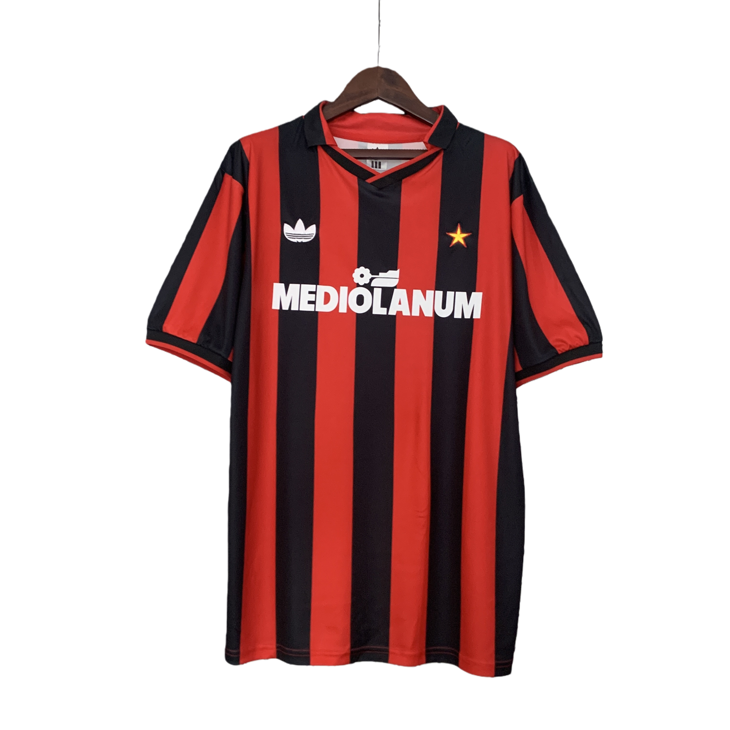 TKH-turbokithub-Retro AC Milan 90-91 Home Stadium Jersey