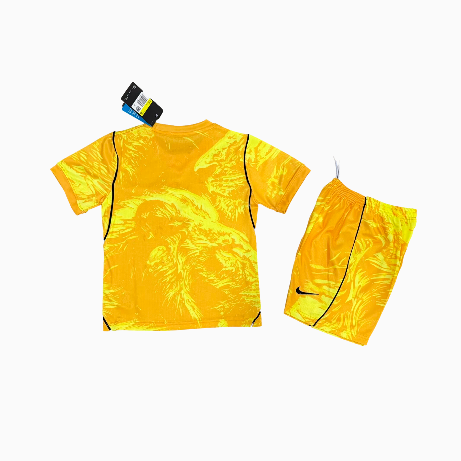 TKH-turbokithub-England 2026 Yellow Goalkeeper Kids Kit