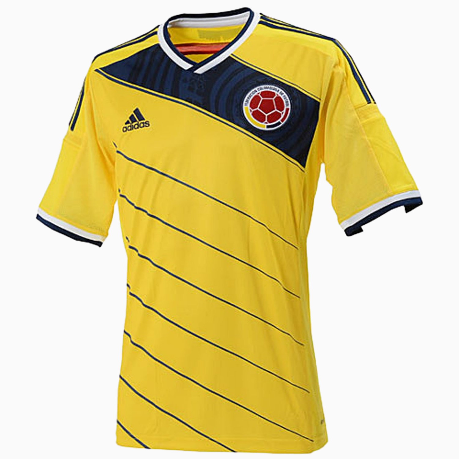 TKH-turbokithub-Retro Colombia 2014 Home Jersey