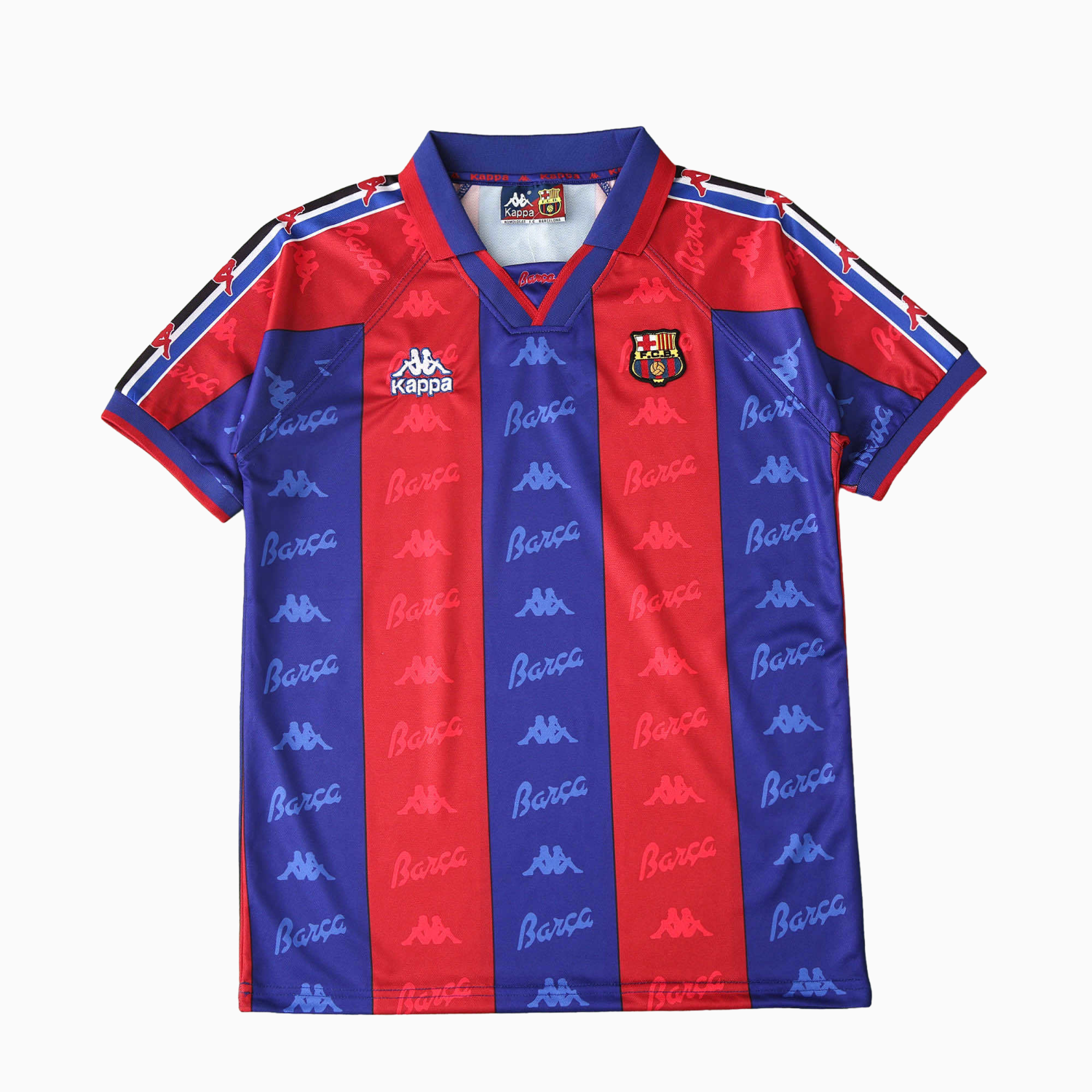 TKH-turbokithub-Retro Barcelona 96-97 Home Stadium Jersey