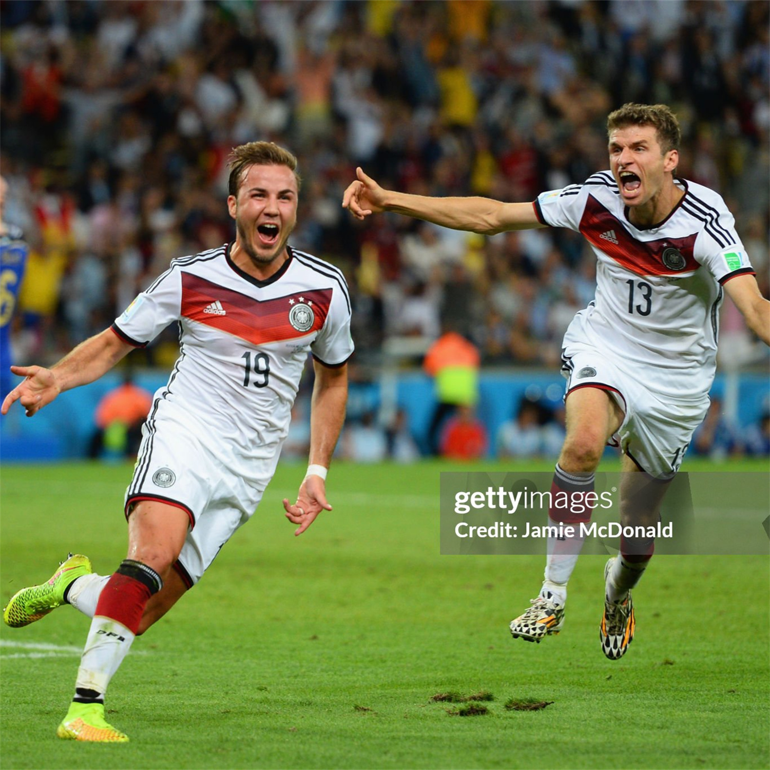 TKH-turbokithub-Retro Germany 2014 Home Long Sleeves Jersey - Player Version