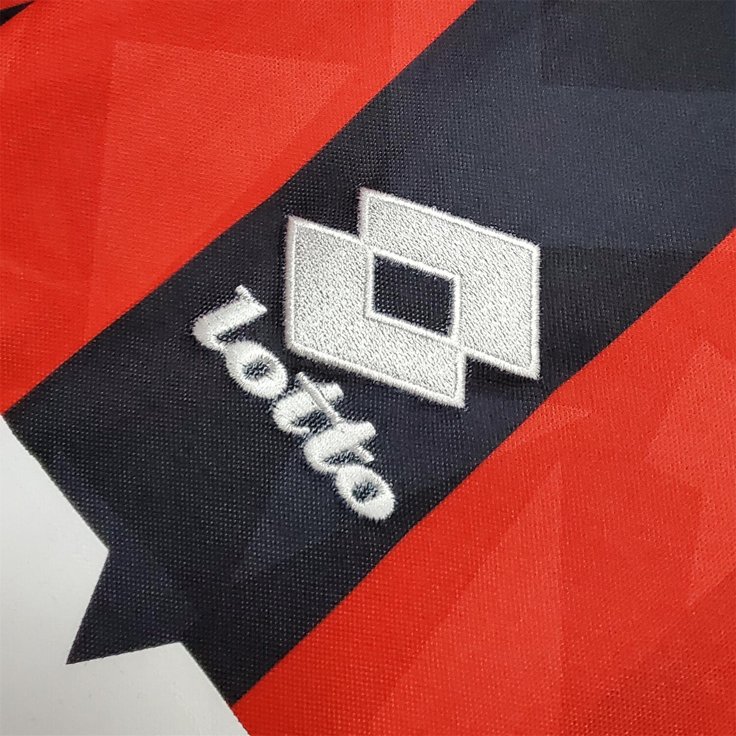 TKH-turbokithub-Retro AC Milan 93-94 Home Stadium Jersey