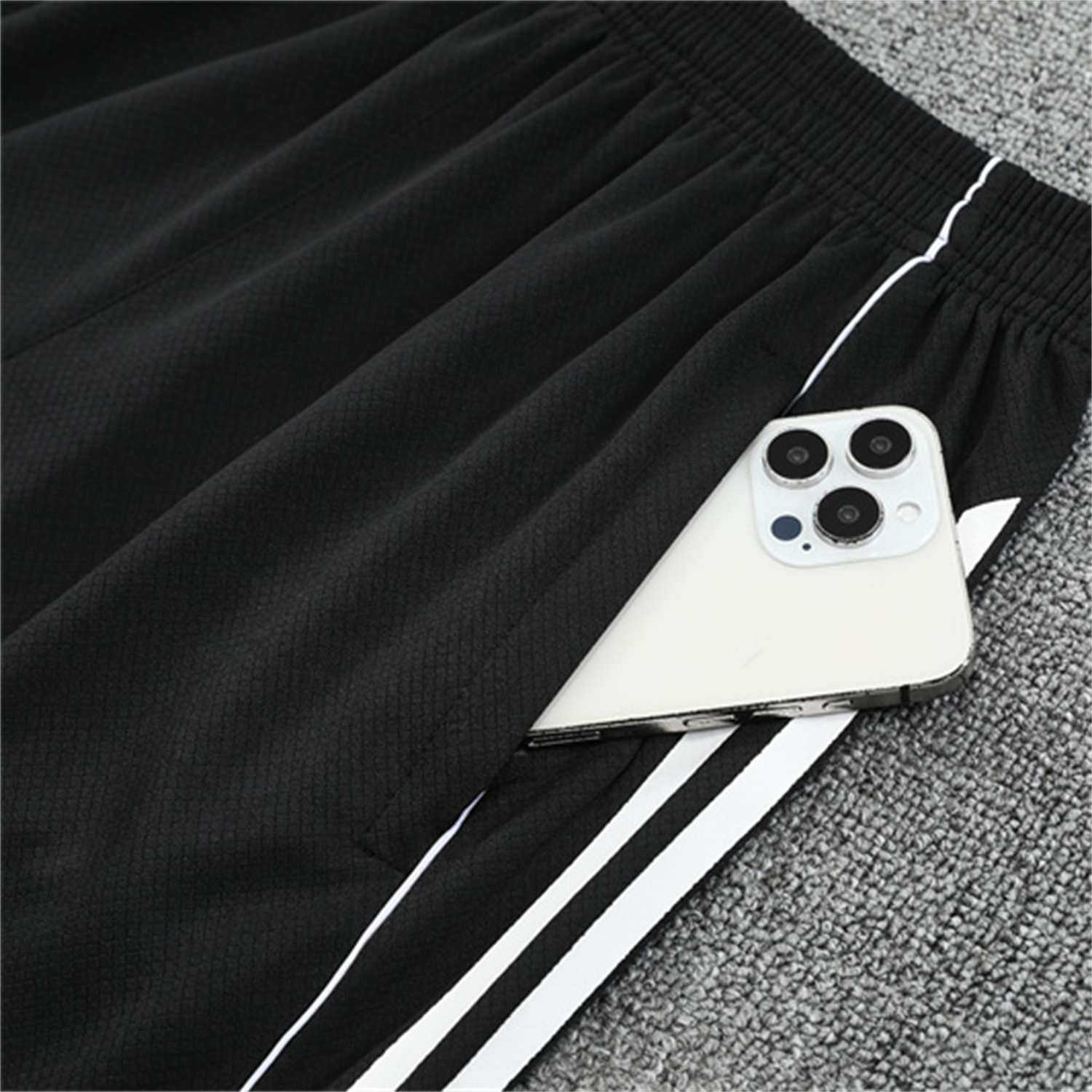 TKH-turbokithub-Germany 25-26 Short-Sleeve Training Set - Black Short Sleeve & Black Shorts
