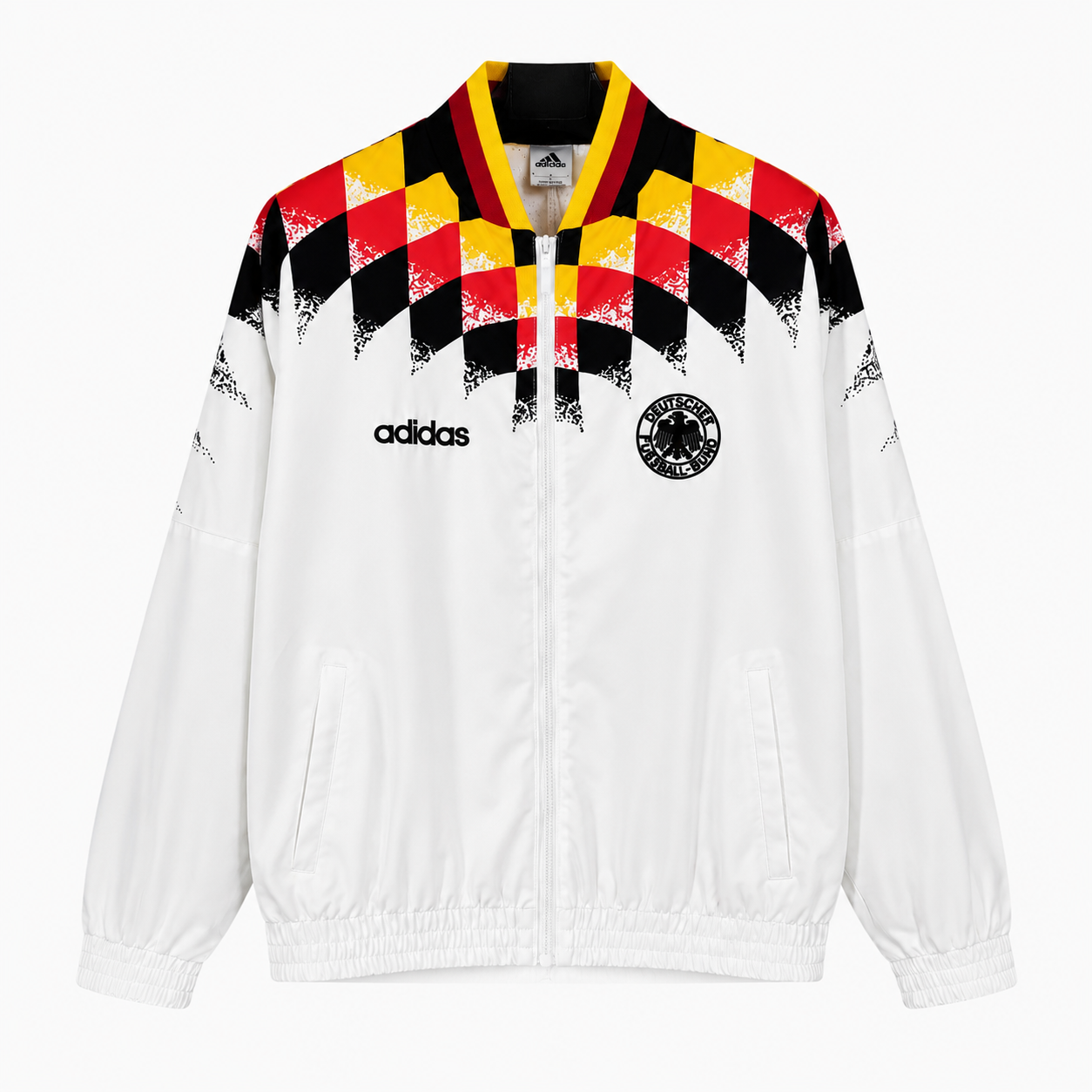 TKH-turbokithub-Retro Germany 1994 Windbreaker Jacket - White