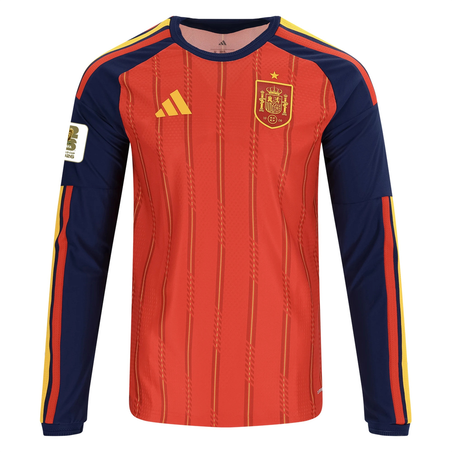 TKH-turbokithub-Spain 2026 Home Long Sleeves Jersey - Player Version